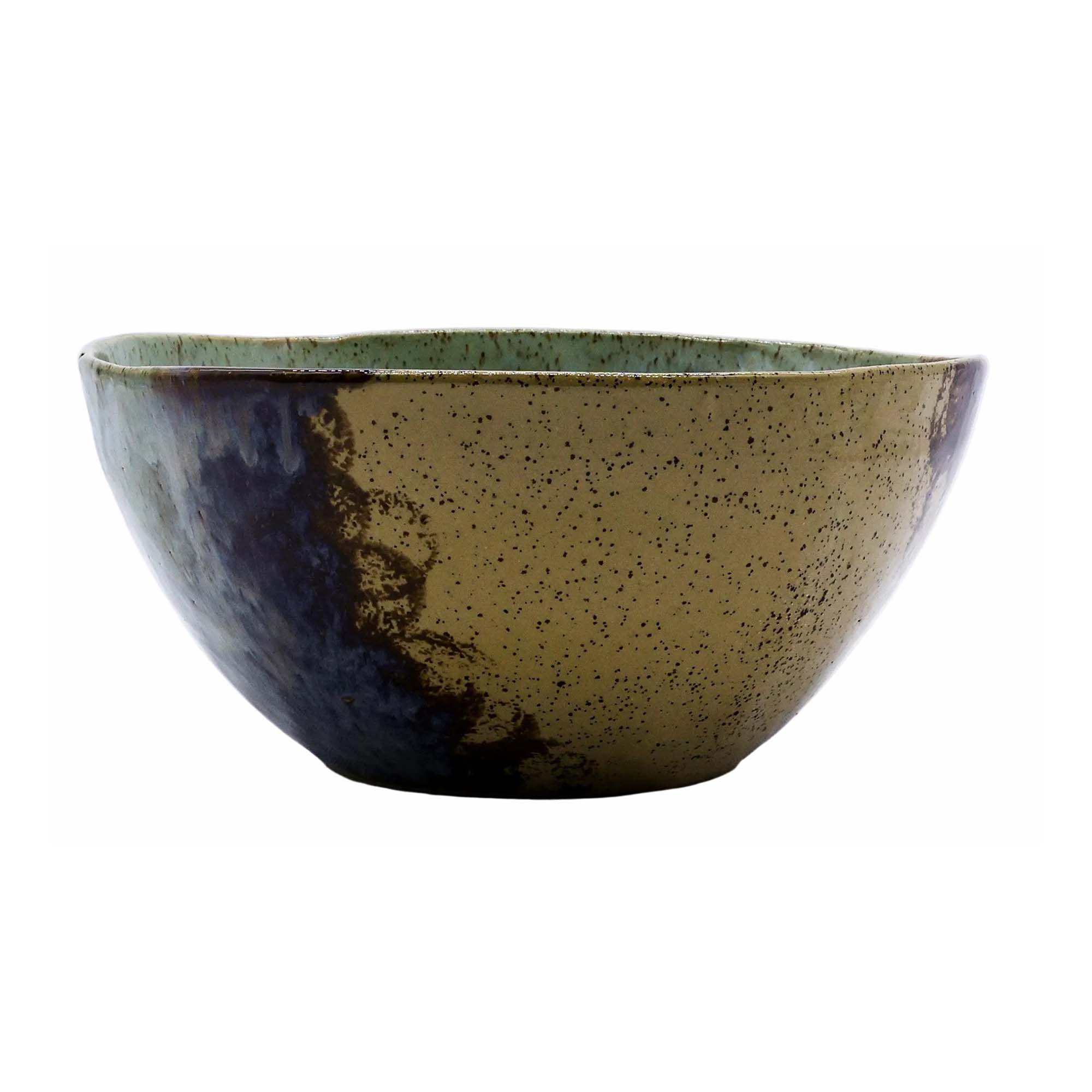 Large Saltwater Lavender Handmade Ceramic Stoneware Dinner Bowl