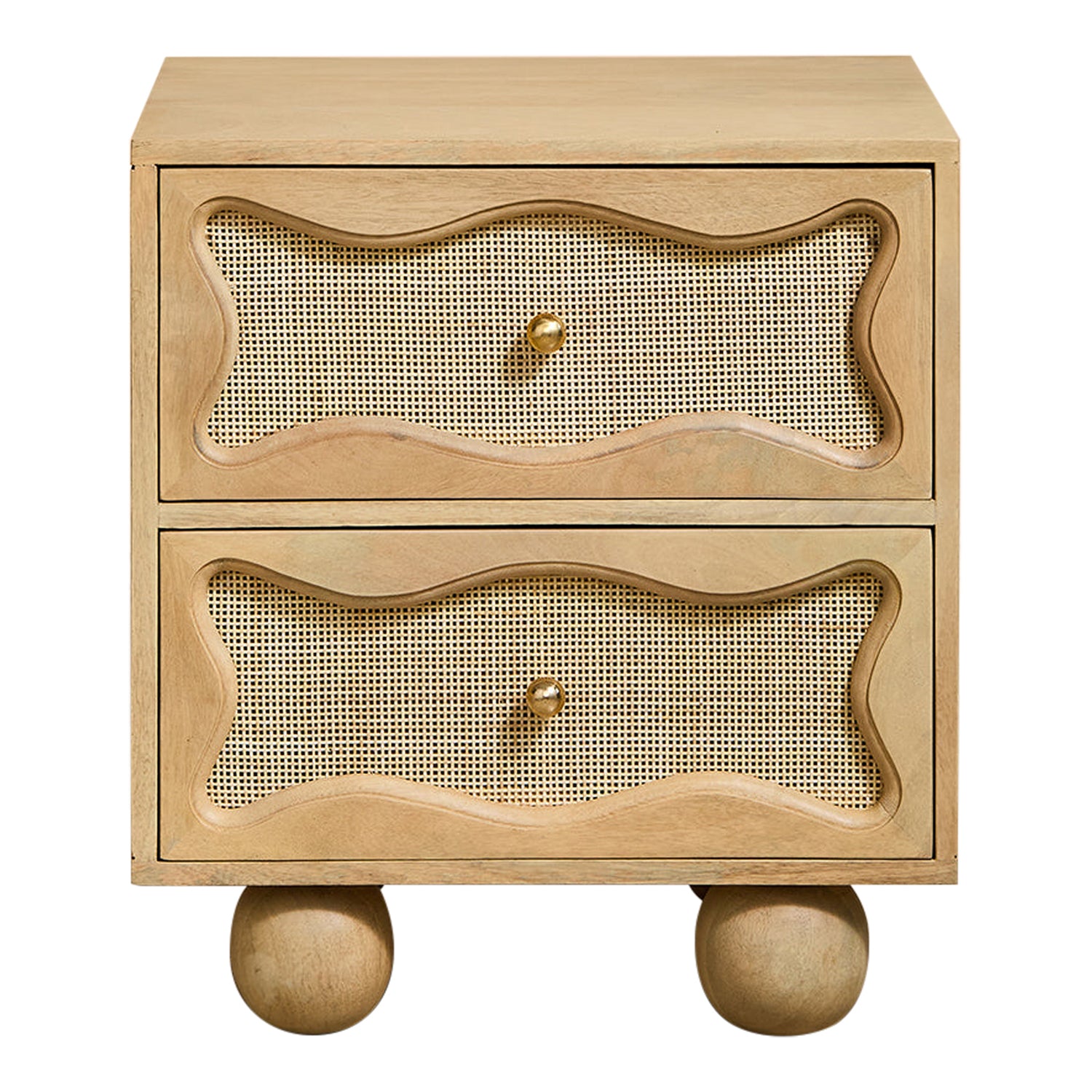 Josephine 2 Drawer Bedside Table