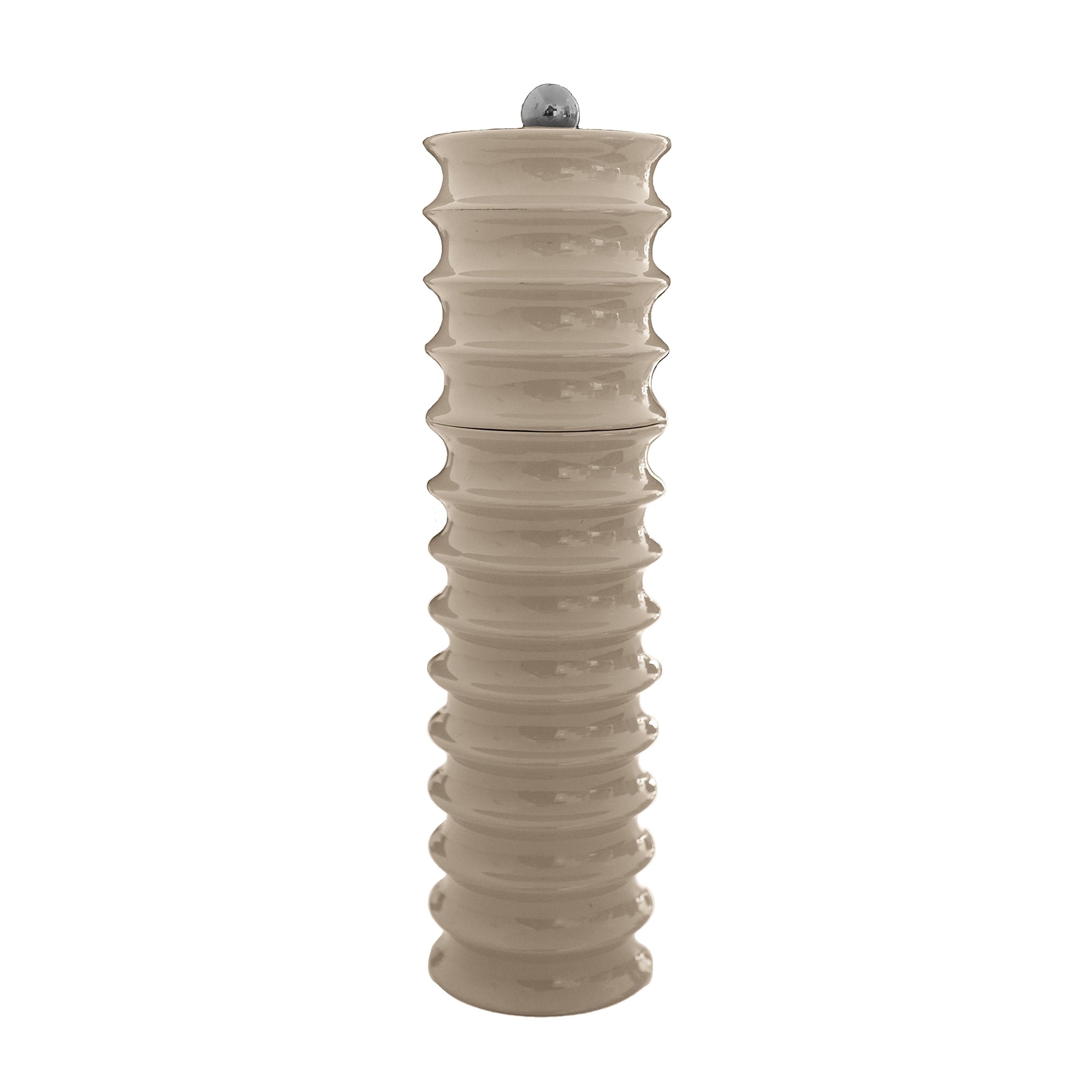 Cappuccino Twister Salt and Pepper Mill
