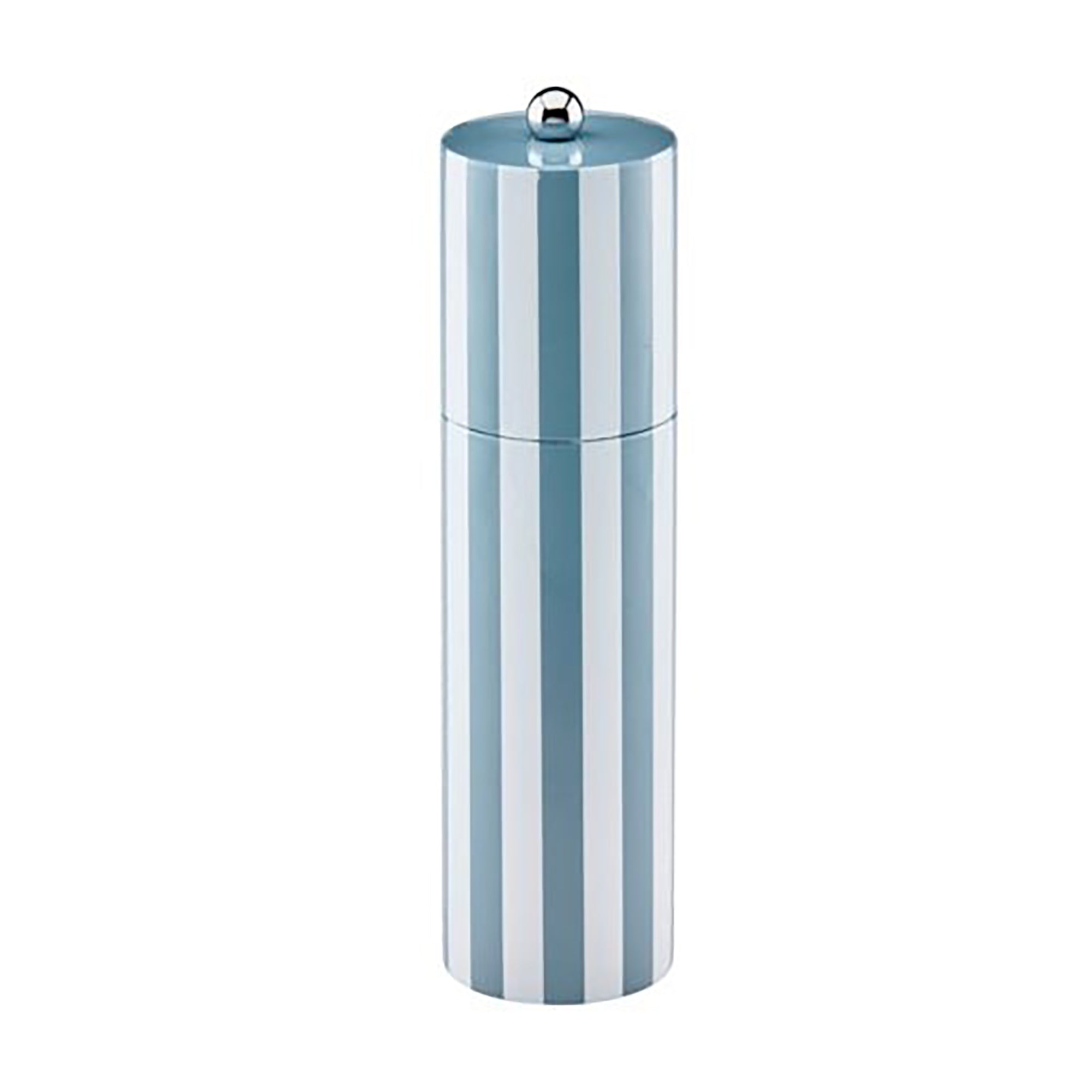 Chambray Striped Column Salt or Pepper Mill