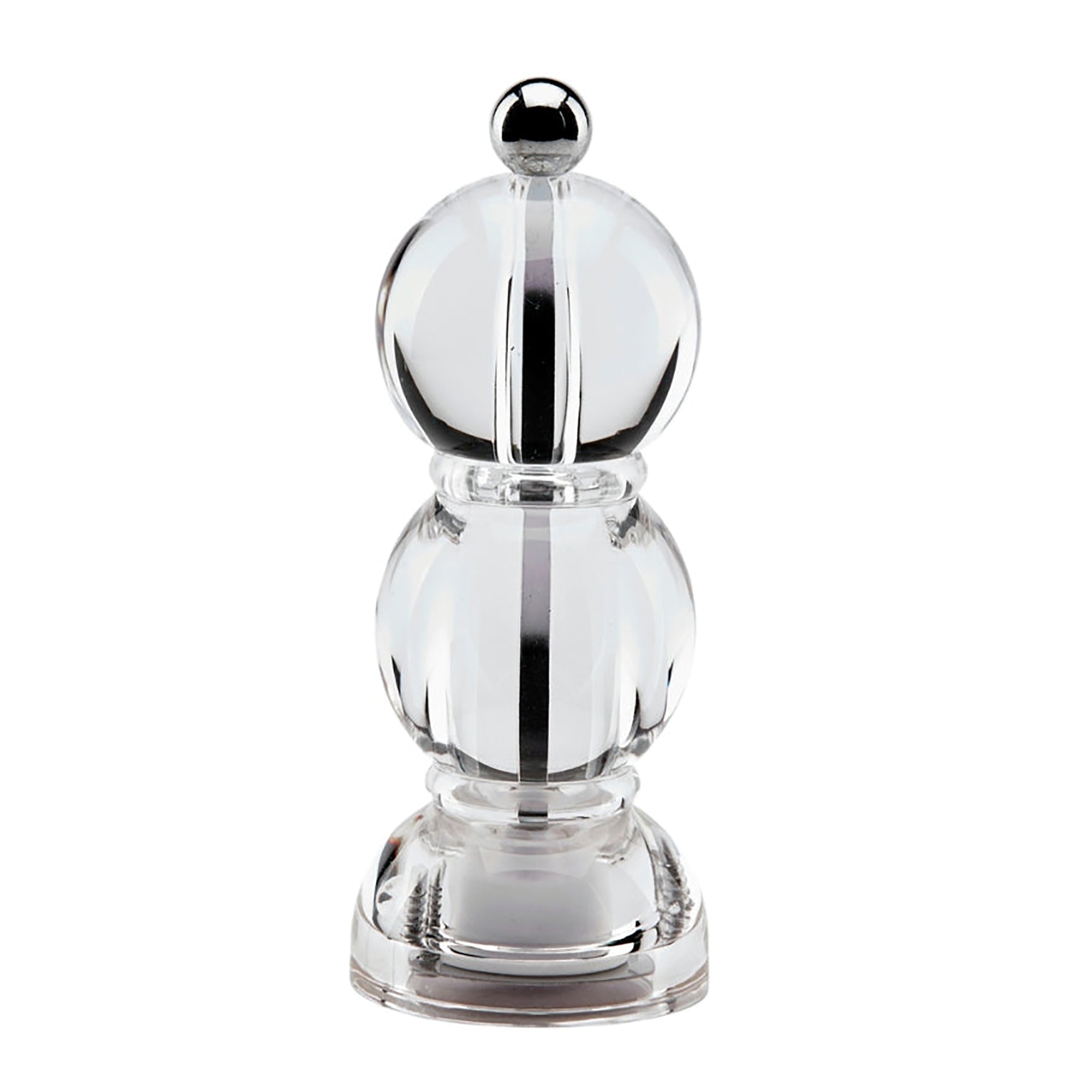 Clear Icy Mini Bob Salt or Pepper Mill