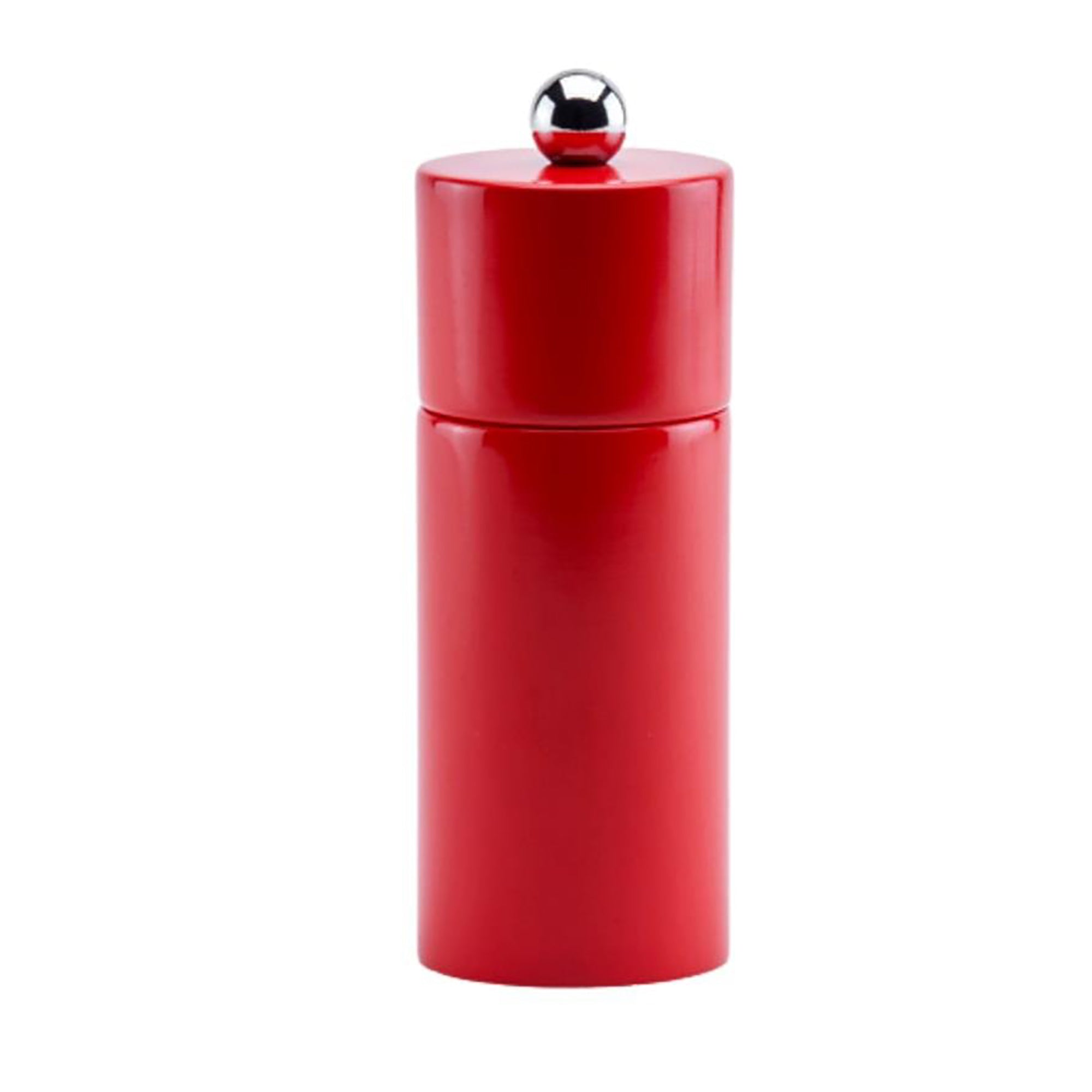 Red Mini Column Salt or Pepper Mill
