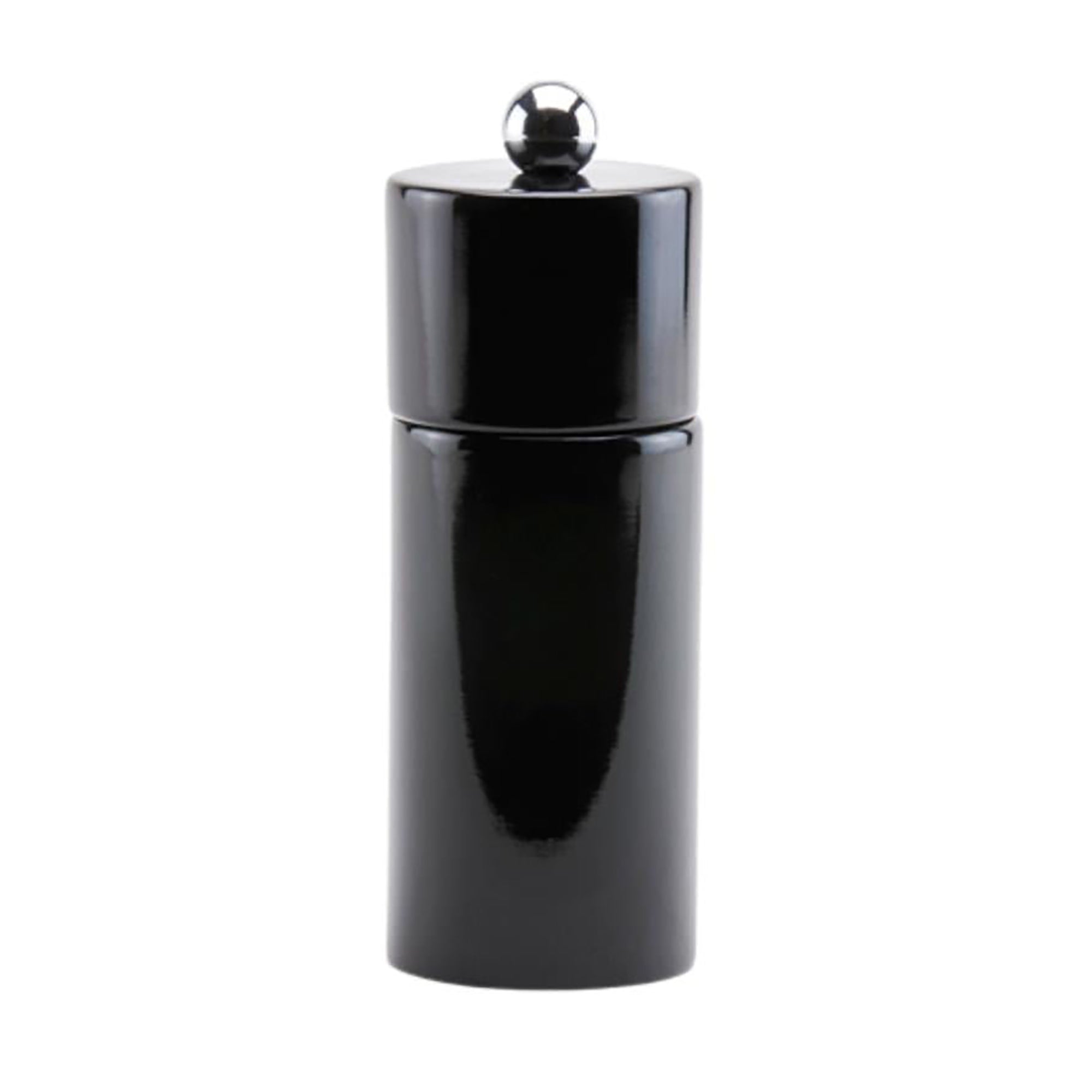 Black Mini Column Salt or Pepper Mill