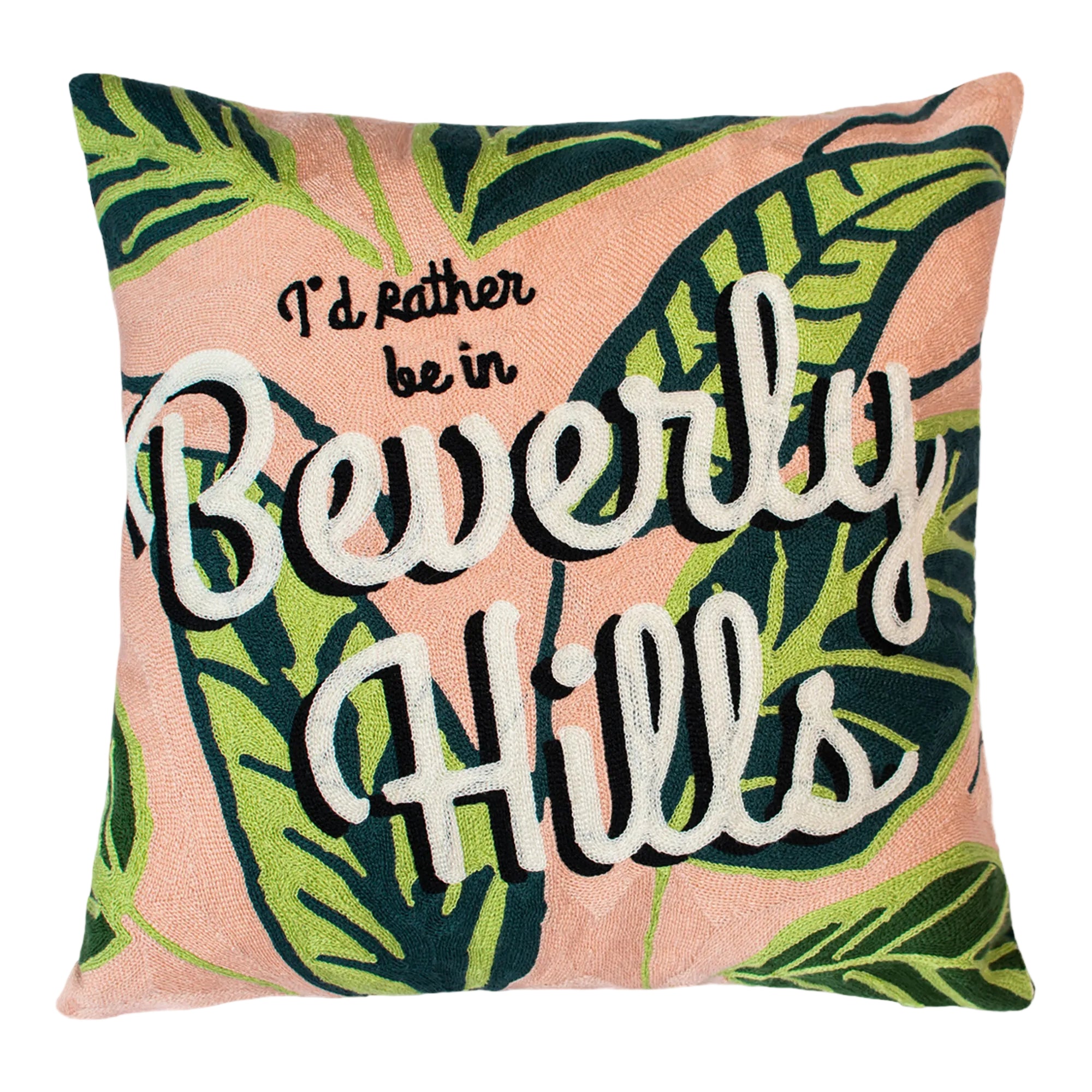 Beverly Hills Needlepoint Pillow