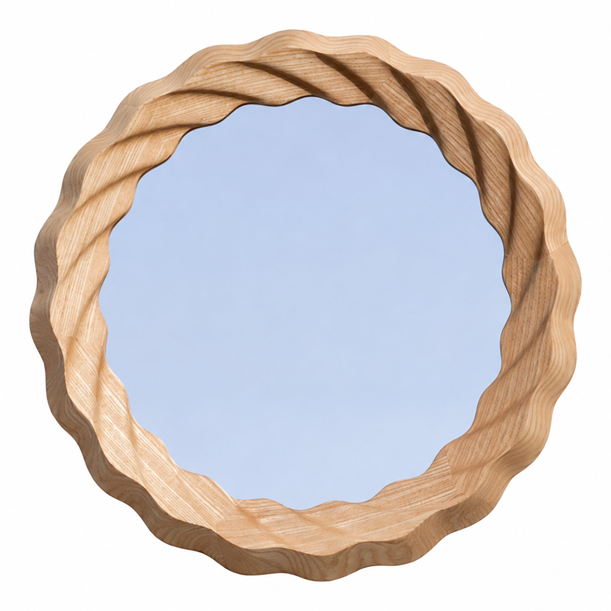 Kruller Porthole Mirror | Ash