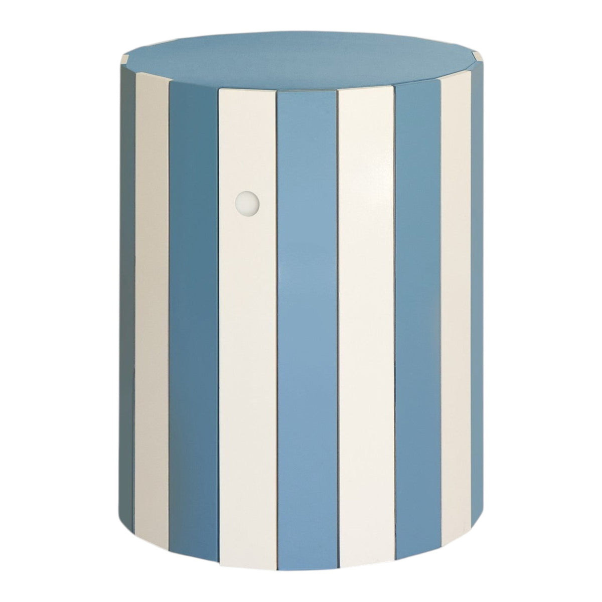Barrel Table, Sky Blue