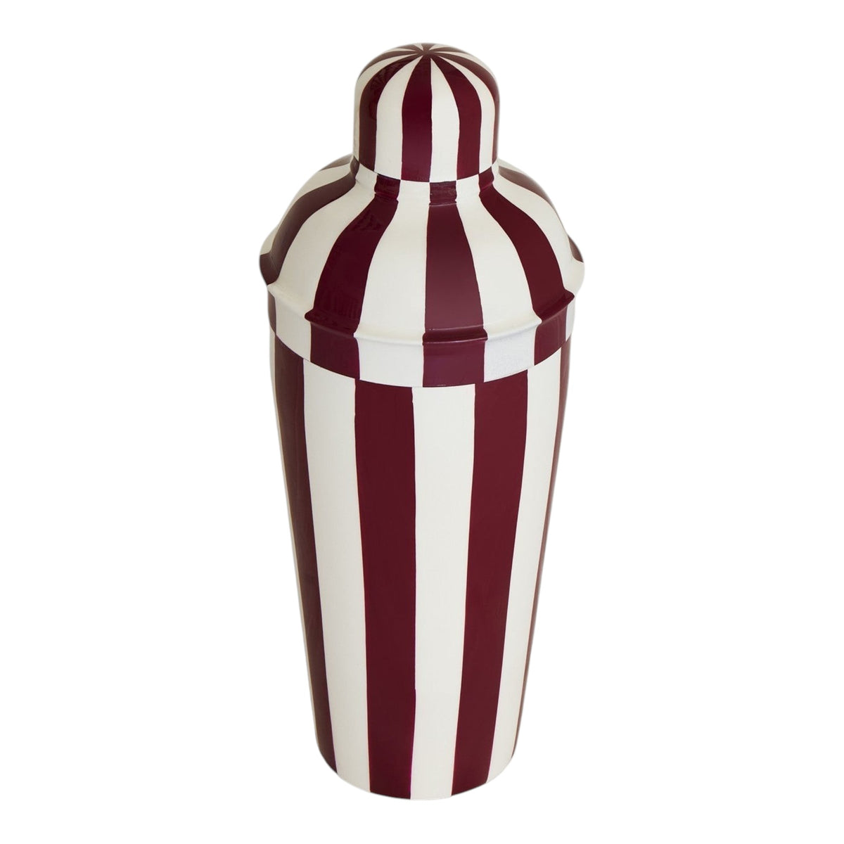 Cocktail Shaker, Plum Stripe