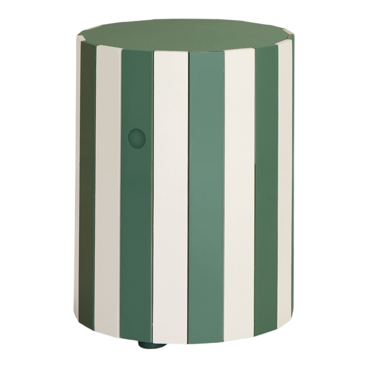 Low Barrel Table, Sage