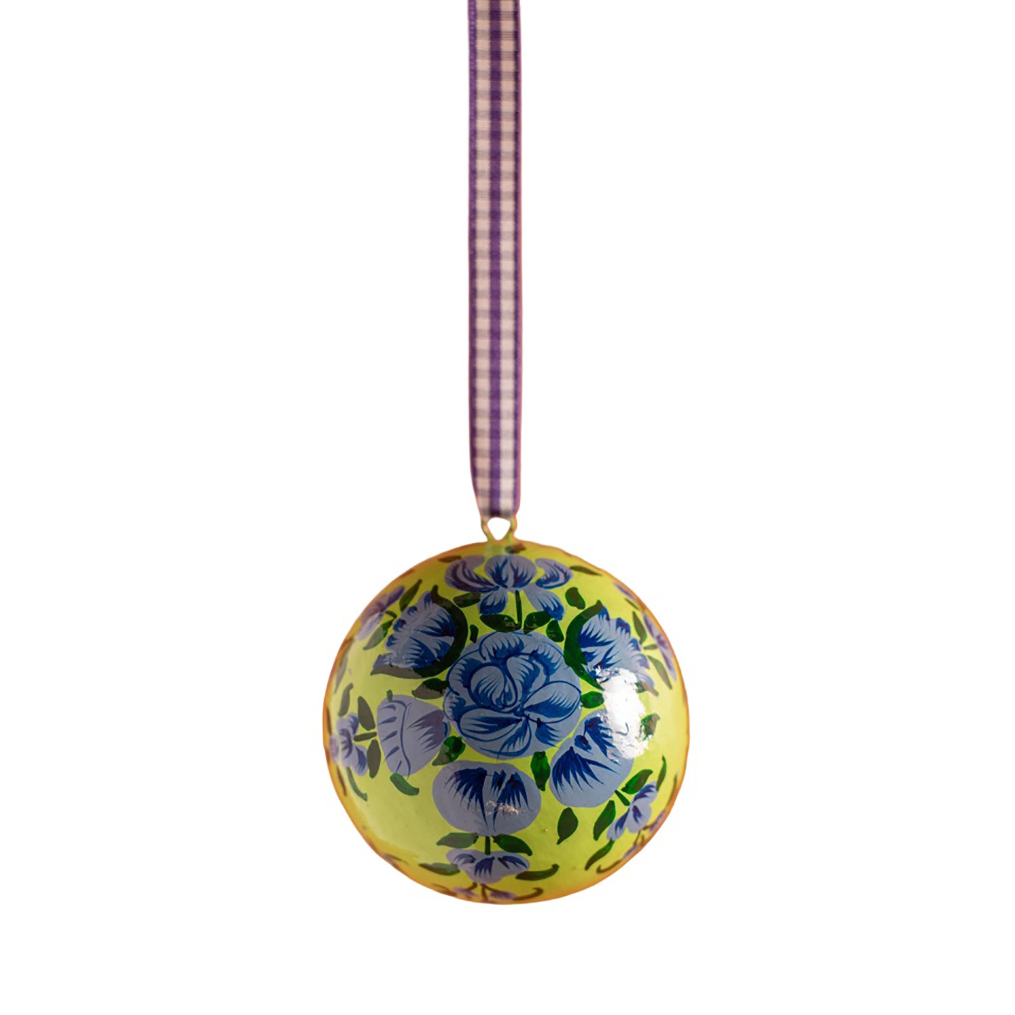 Blue Flower Meadow Bauble