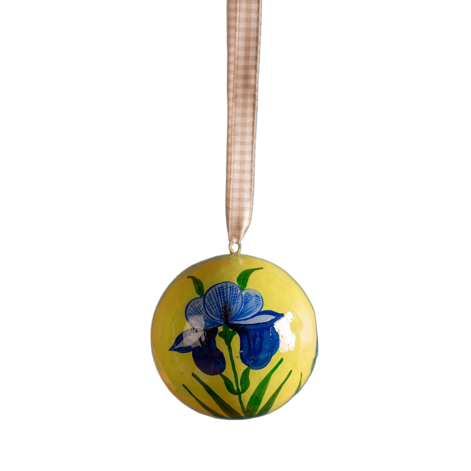 Lime & Blue Orchid Bauble