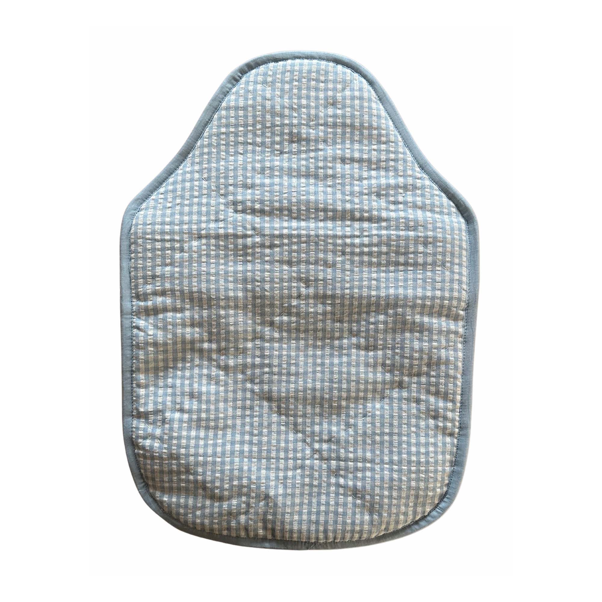Blue Gingham Hot Water Bottle Cover
