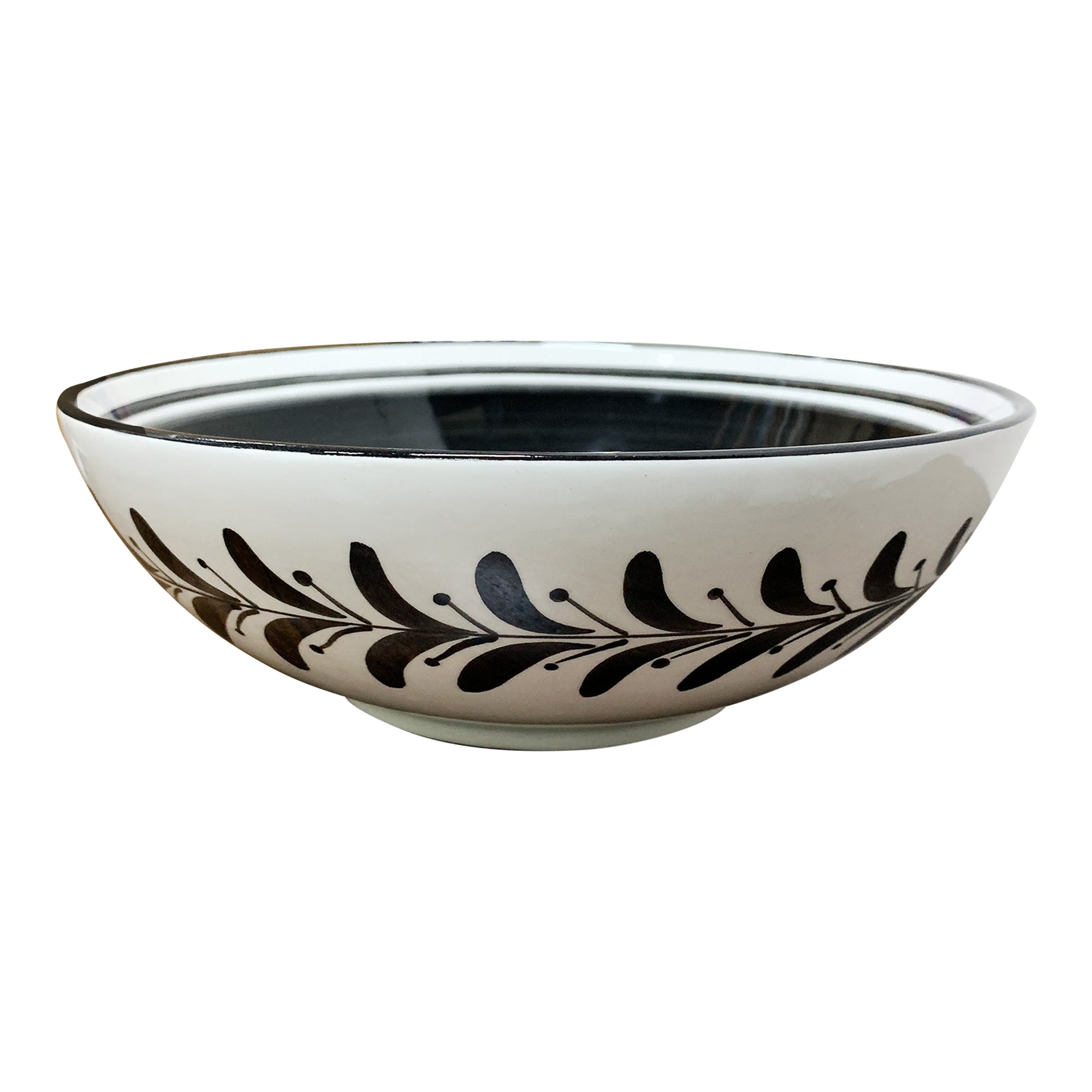 Helecho Salad Bowl - Jet Black