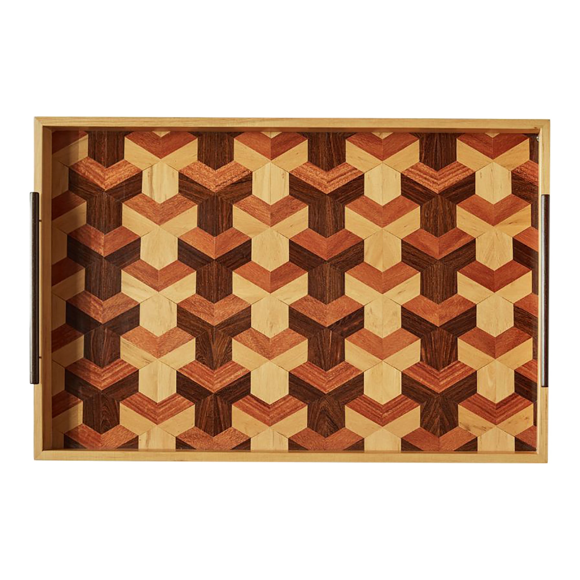Lara Marquetry Tray - Large