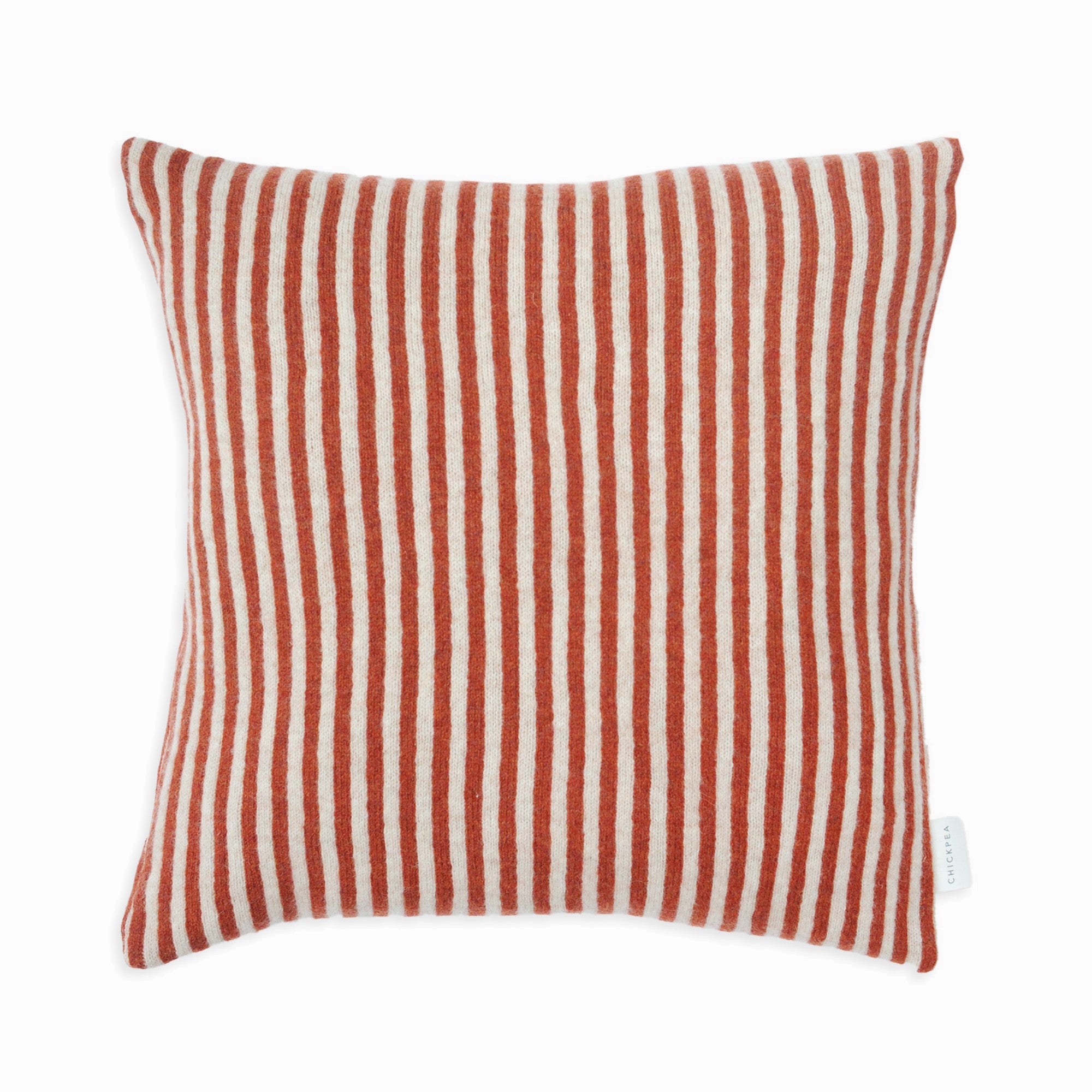 Rust Bold Stripe Cushion