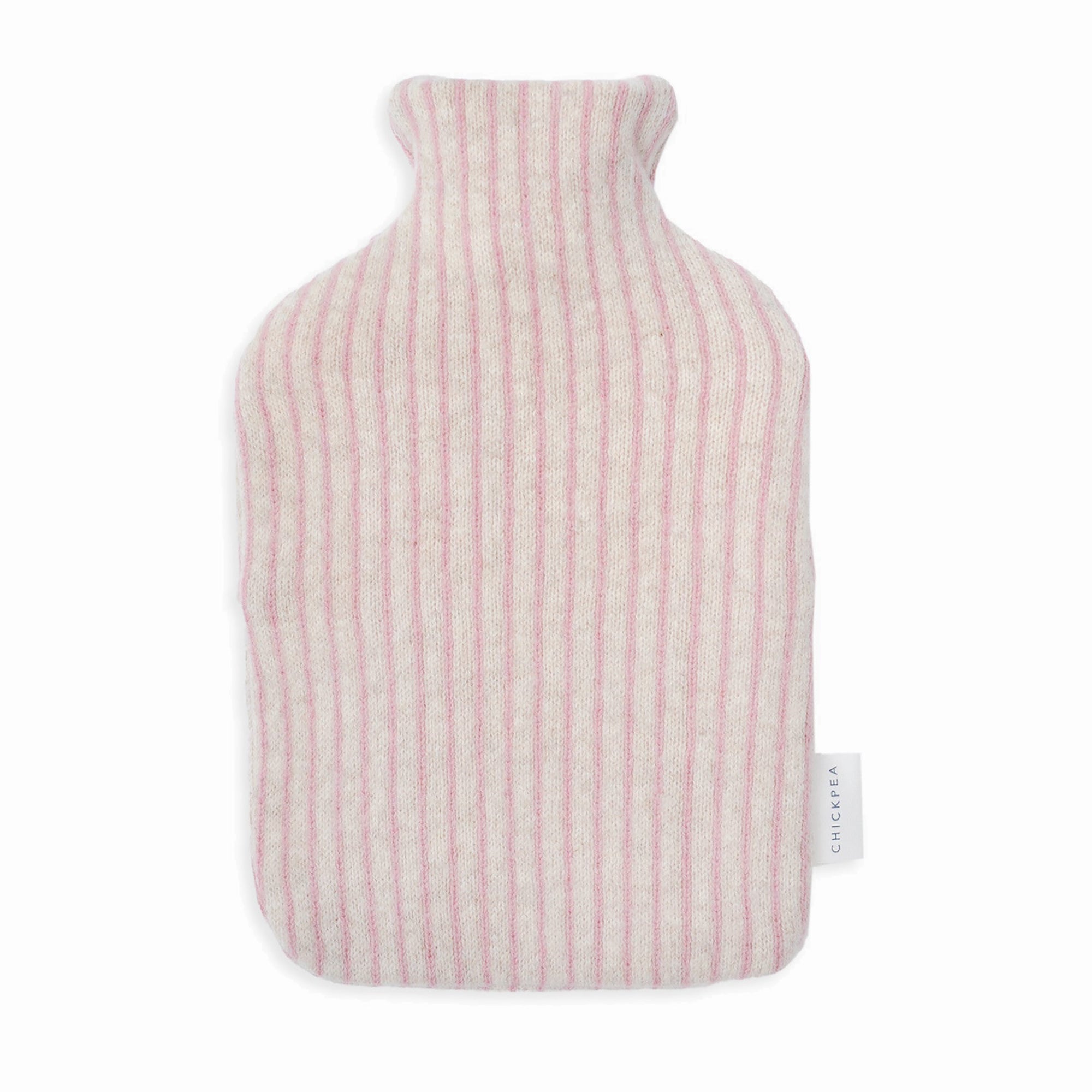 Pink Pinstripe Hot Water Bottle