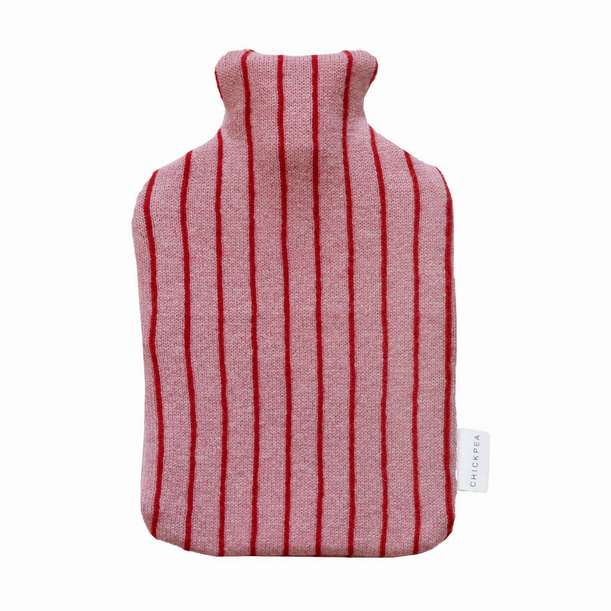 Pink and Red Wide Stripe Hot Water Bottle