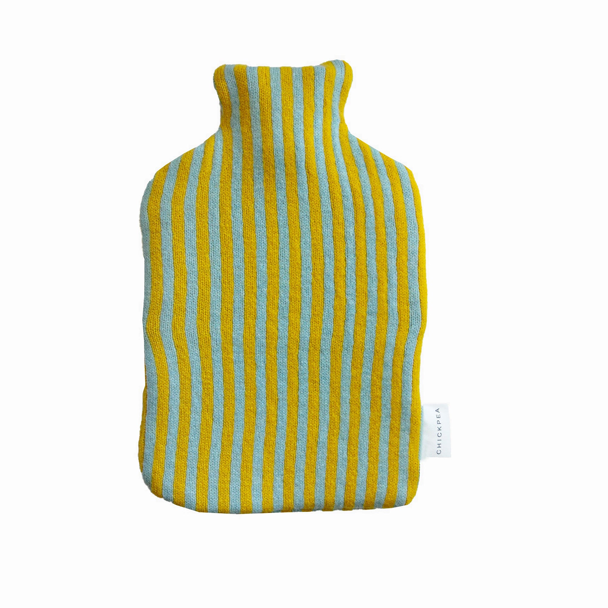 Piccalilli and Blue Bold Stripe Hot Water Bottle