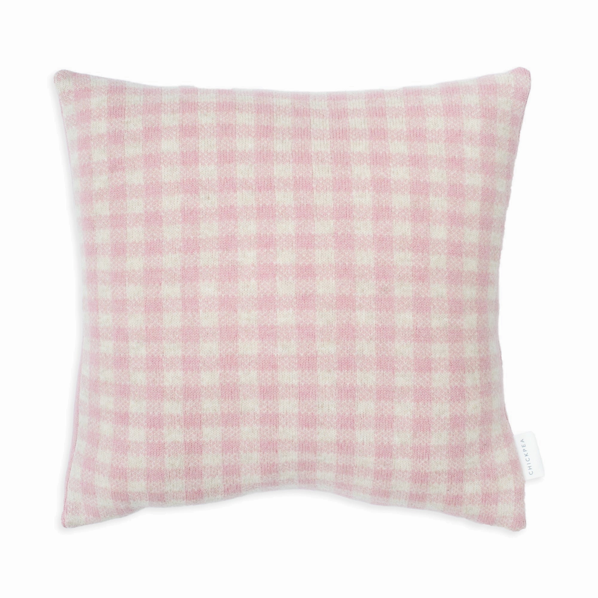 Pink Gingham Cushion