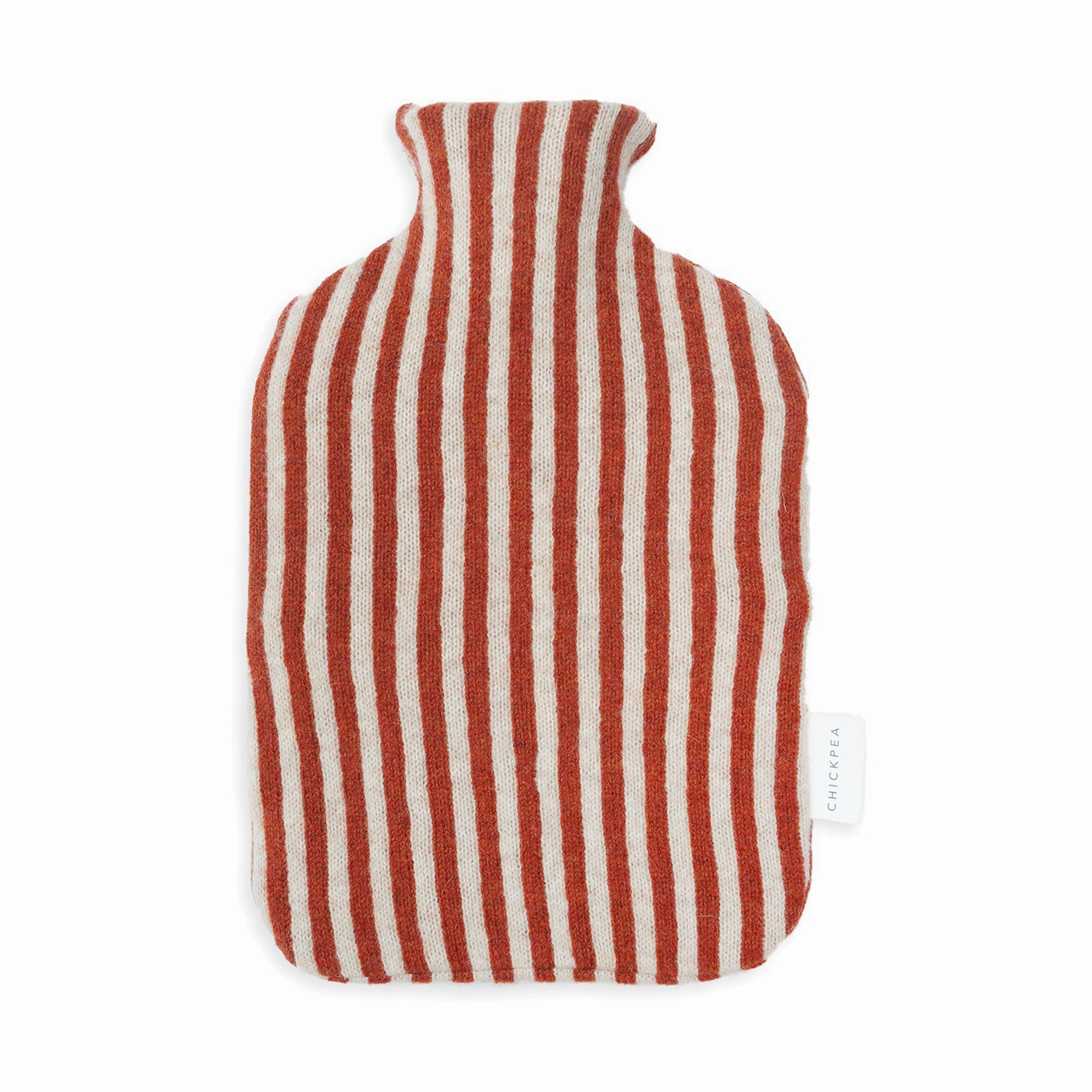 Rust Bold Stripe Hot Water Bottle