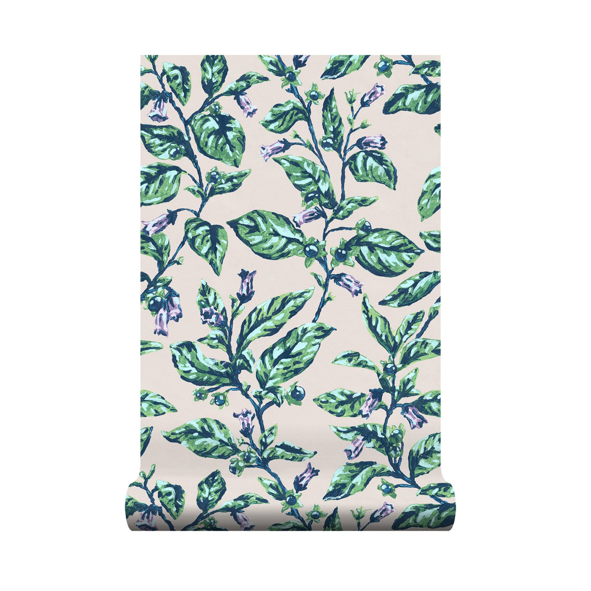 Belladonna Off White Wallpaper