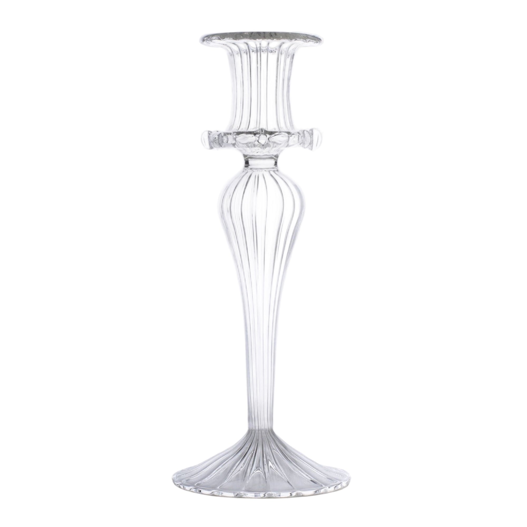 Esna Glass Candlestick