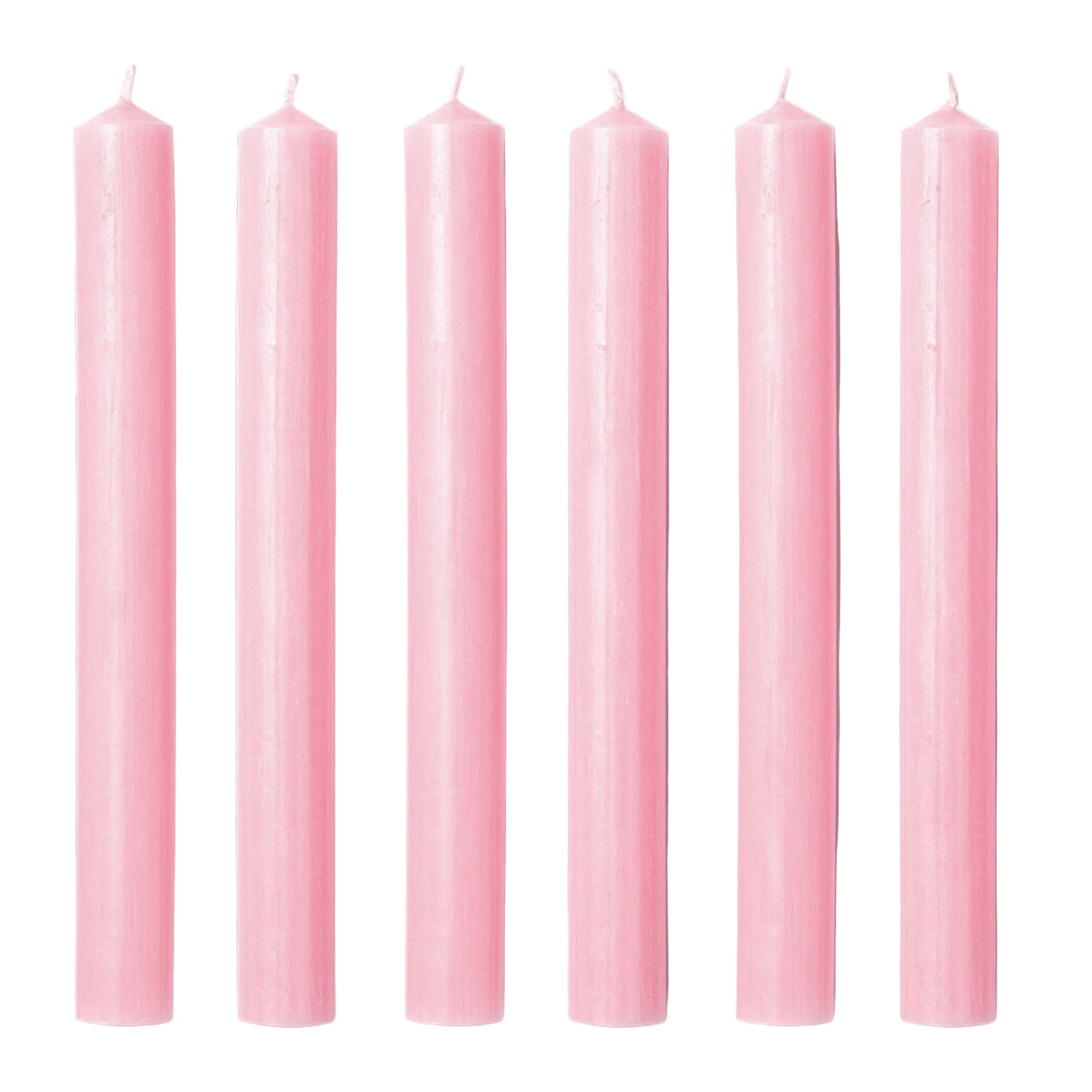 Marguerite Pink Dinner Candles