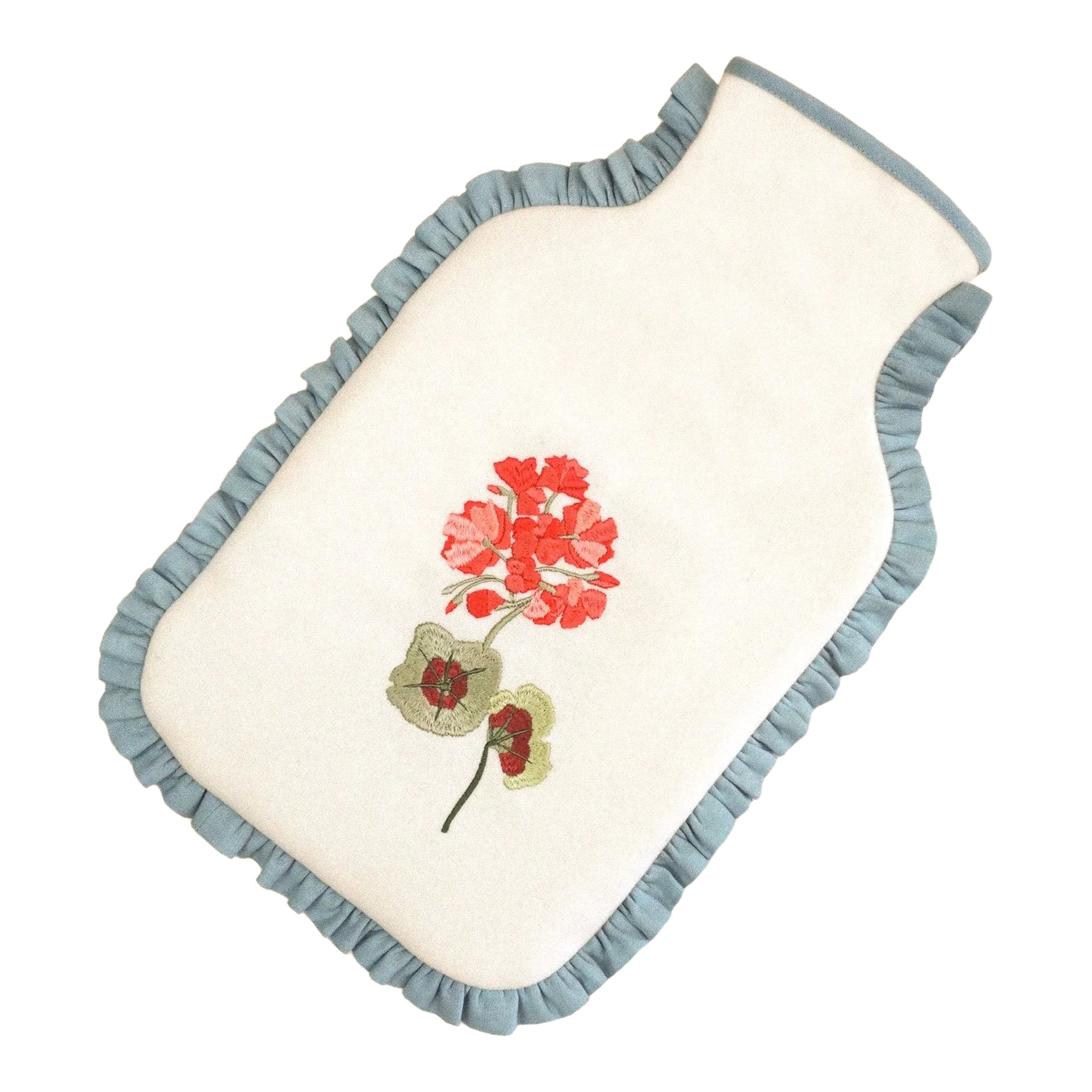 Geranium hot water bottle