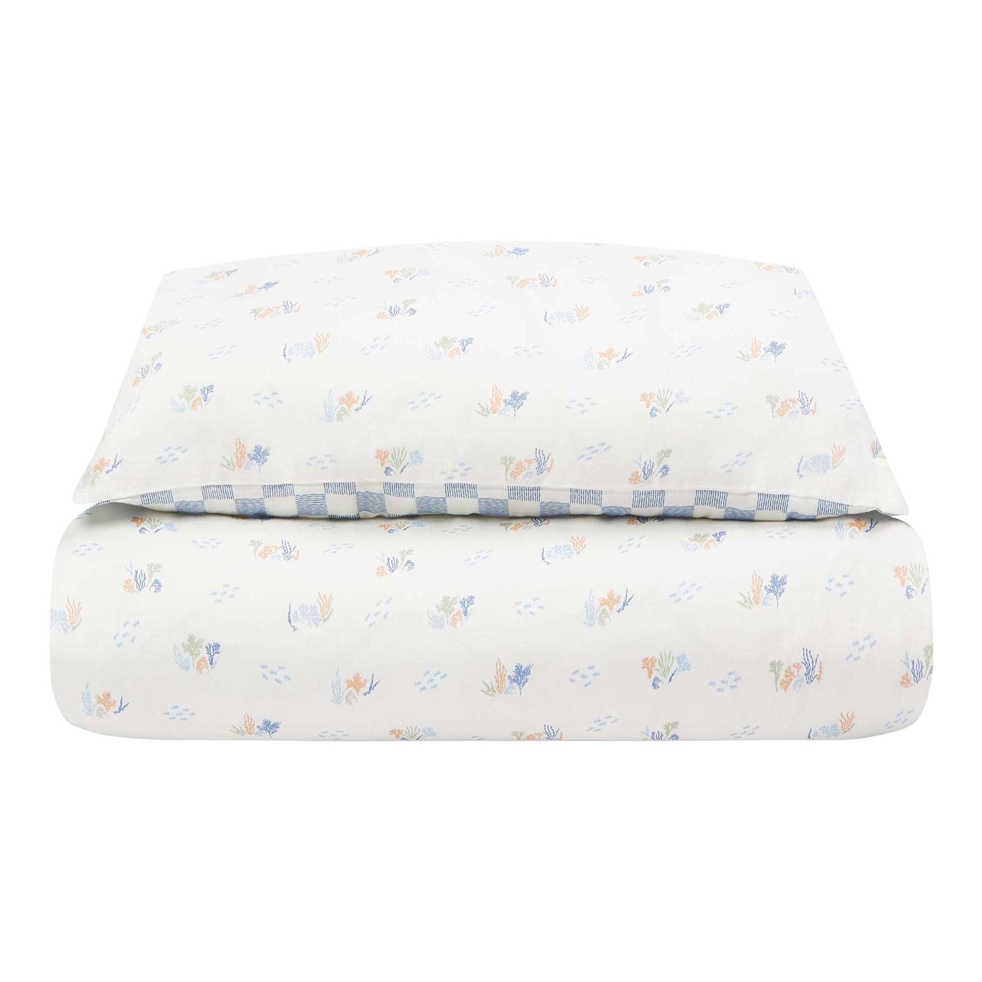 Organic Cotton Cotbed Bedding Set - Waves