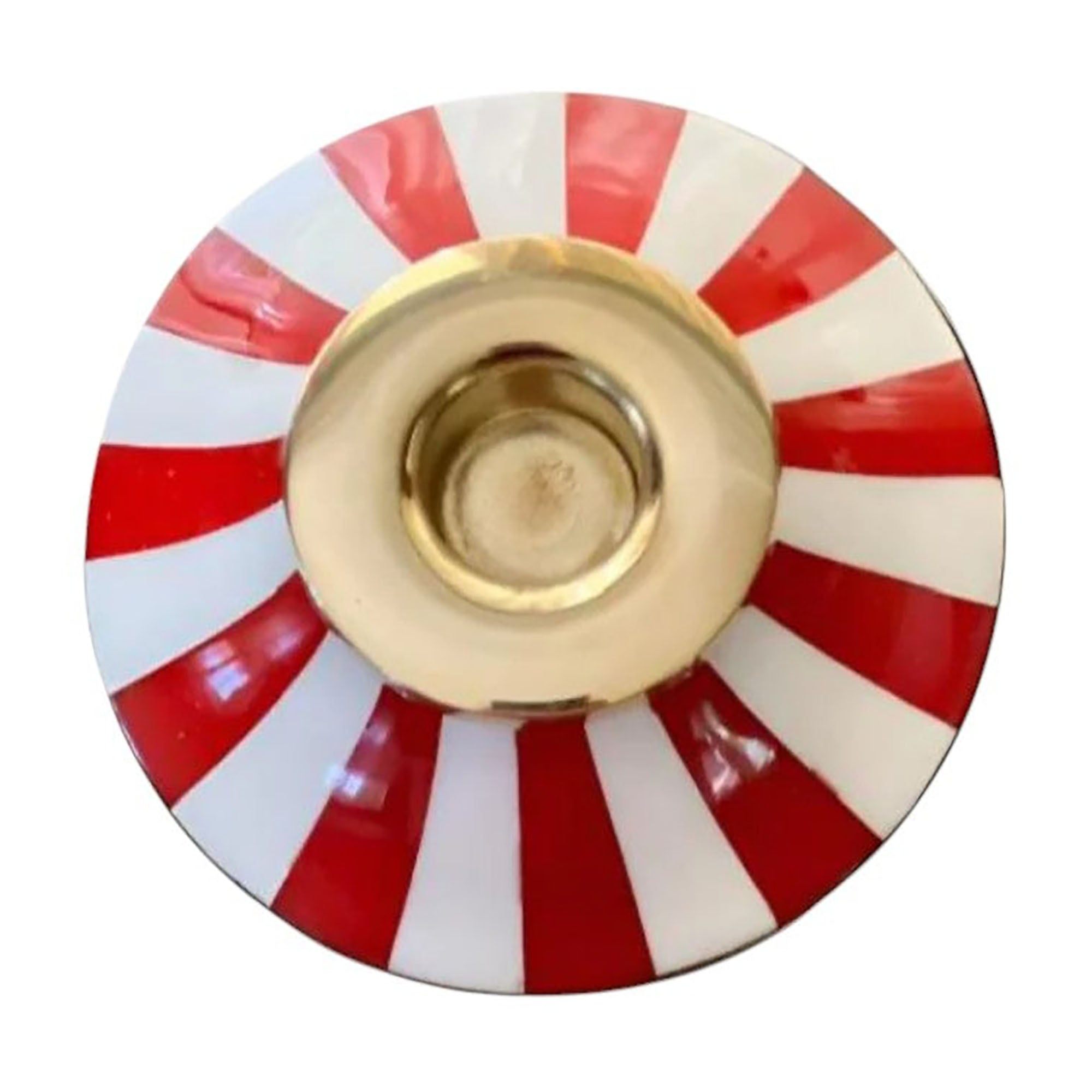 Circus Candleholder | Red | Striped