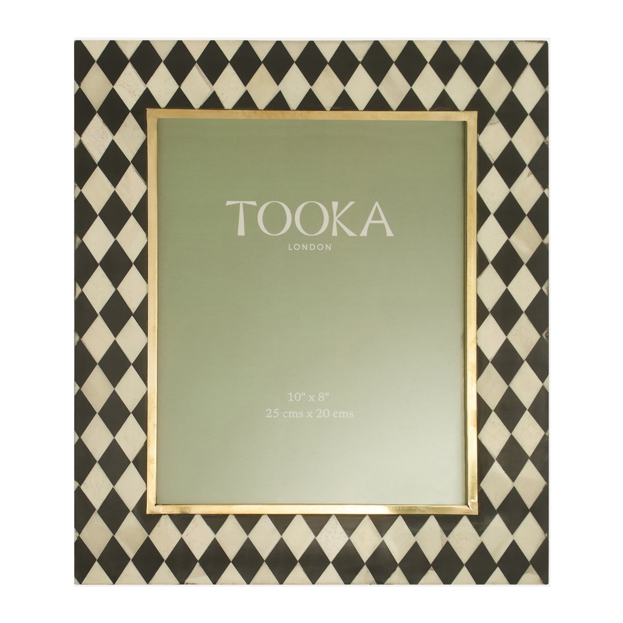 Large Photo frame | Ebony Black & White | Harlequin