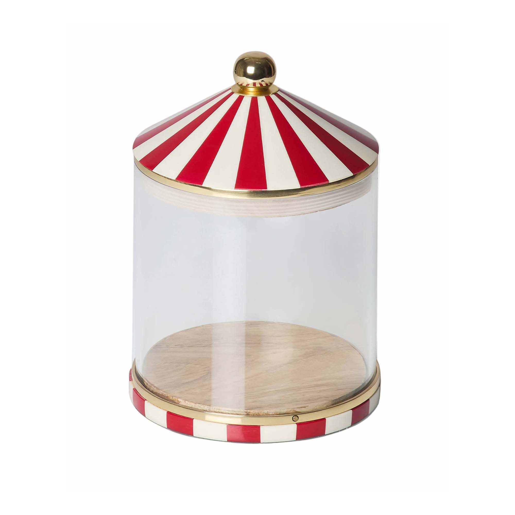 Circus Storage Jar | Red and White
