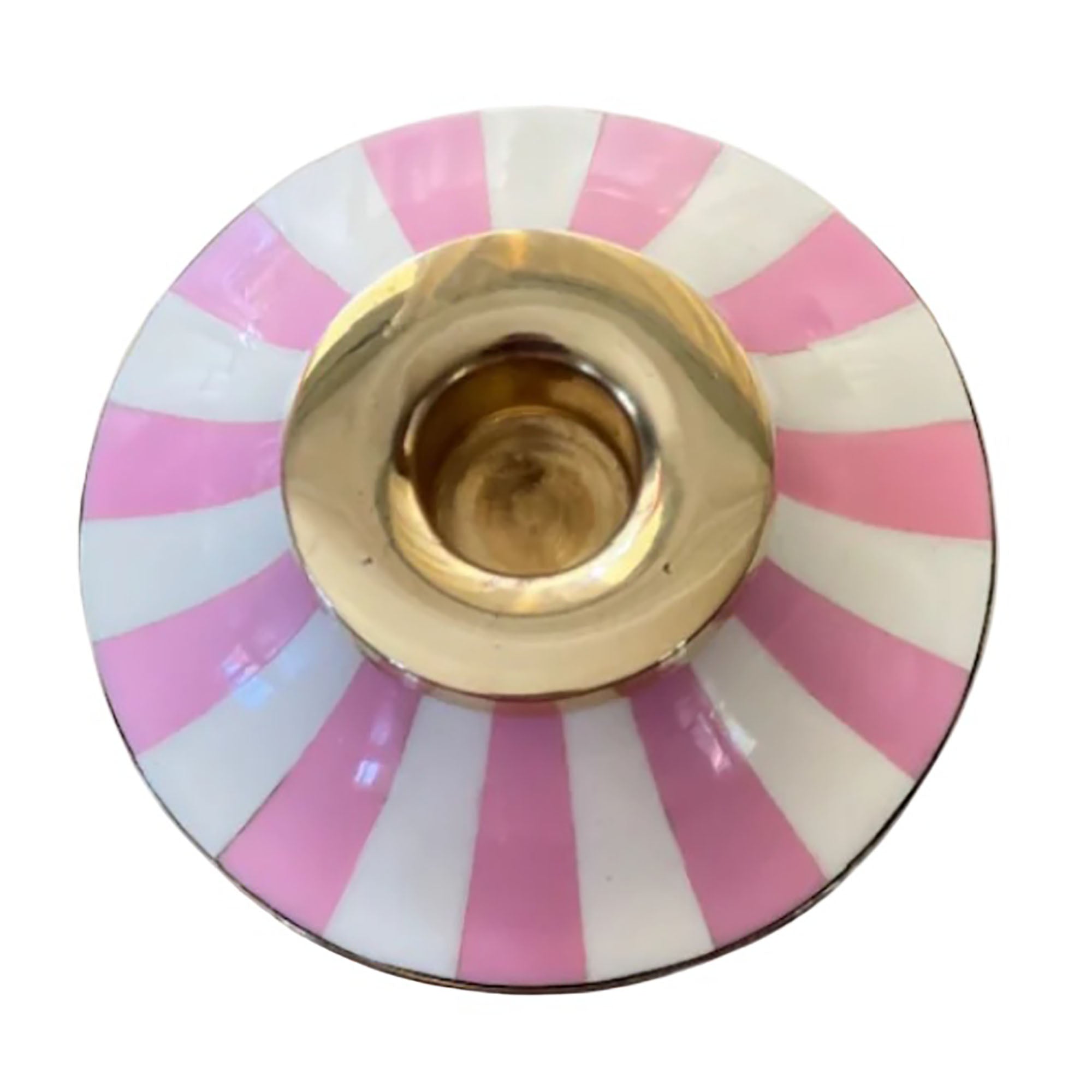 Circus Candleholder | Candy Pink | Striped