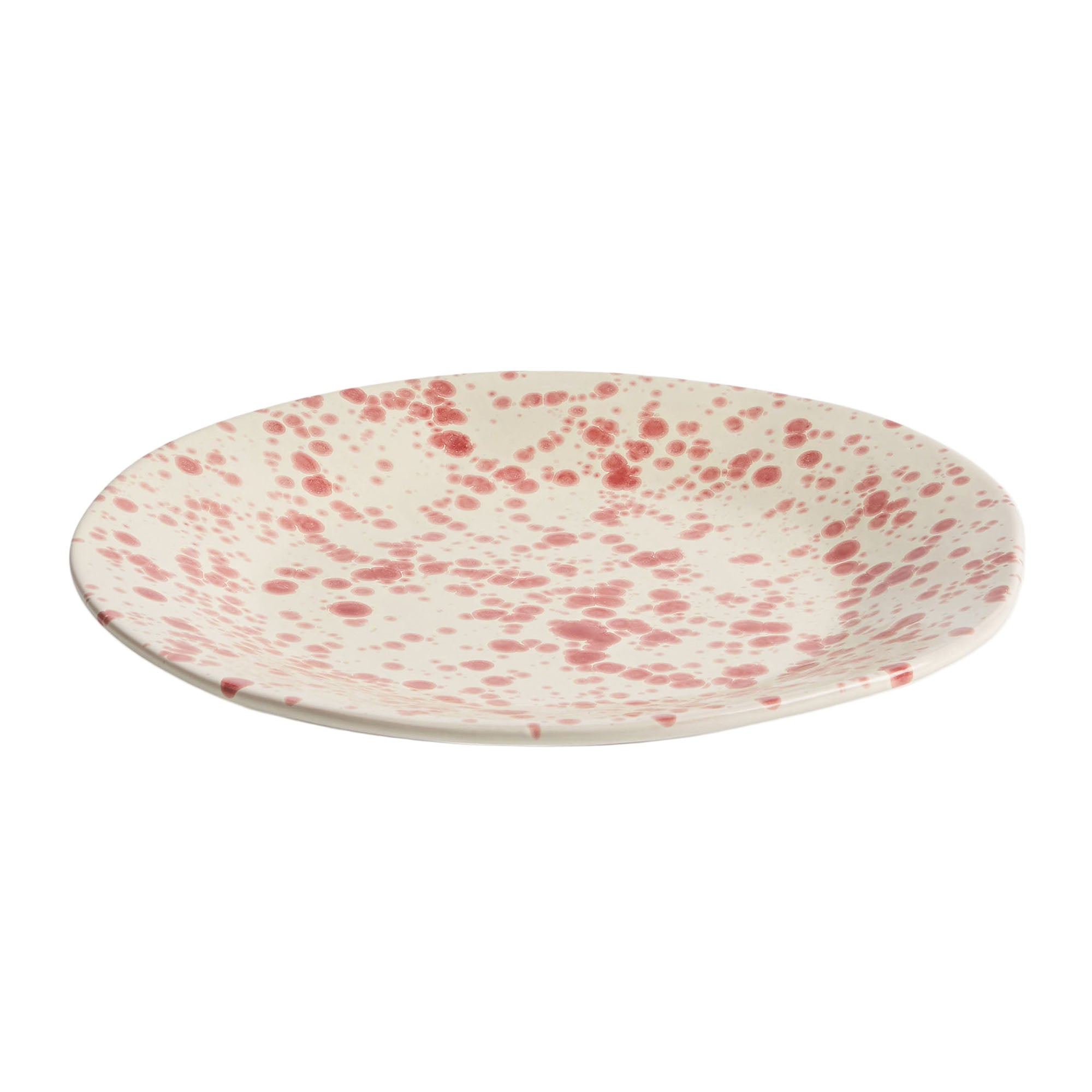 Shallow Serving Bowl Cranberry