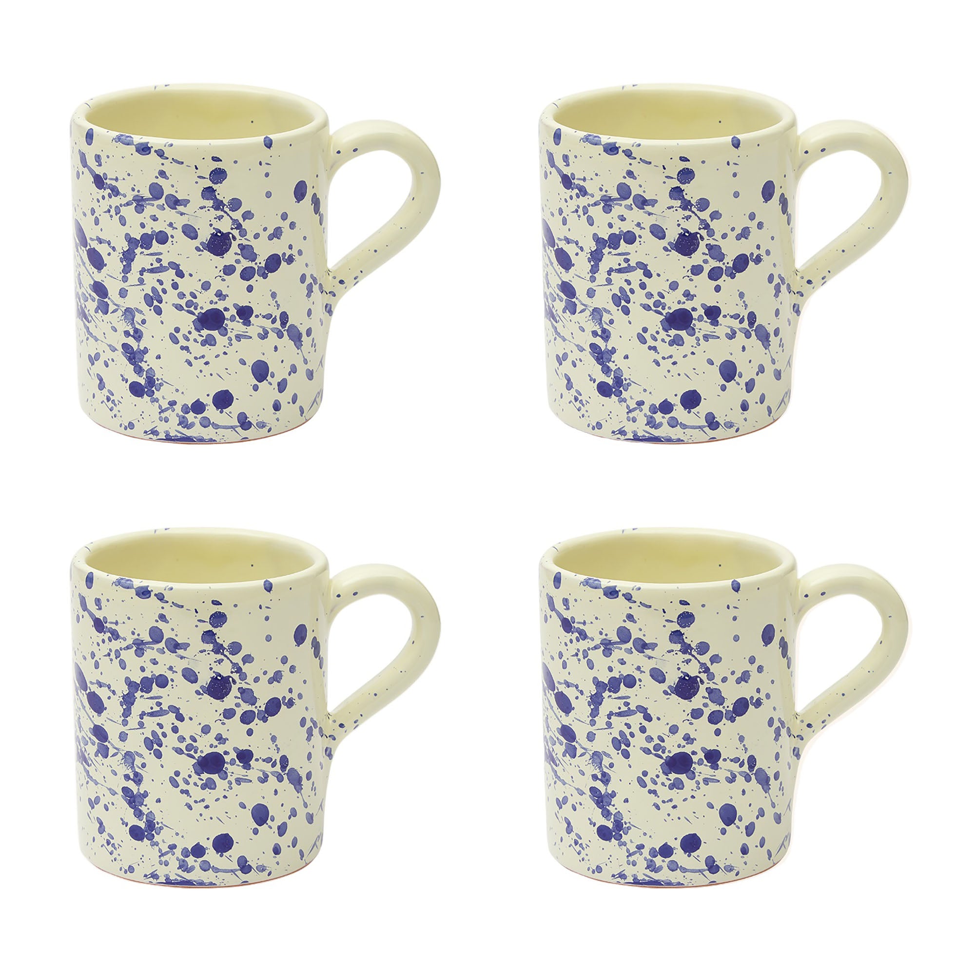 Blueberry Coffee Mug Set - 4 Pieces