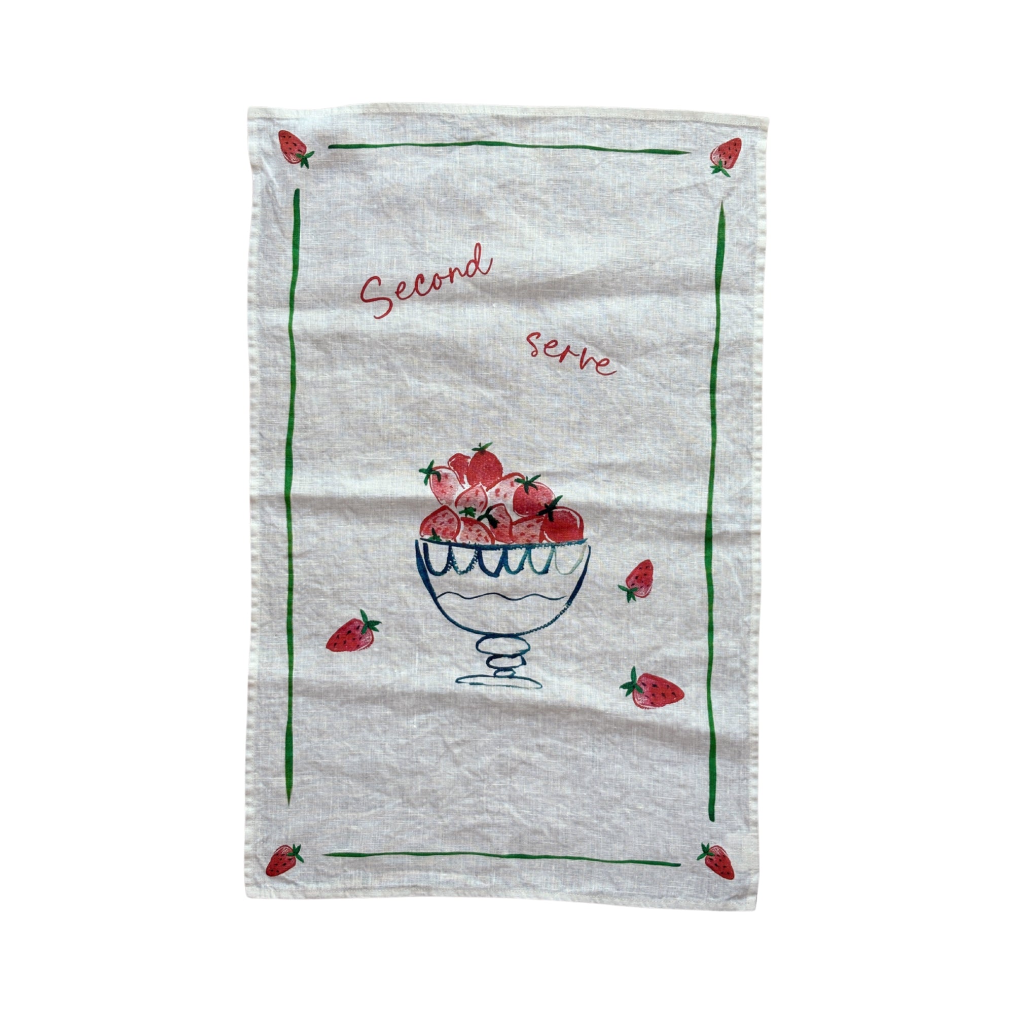 Second Serve - Tennis Linen Teatowel