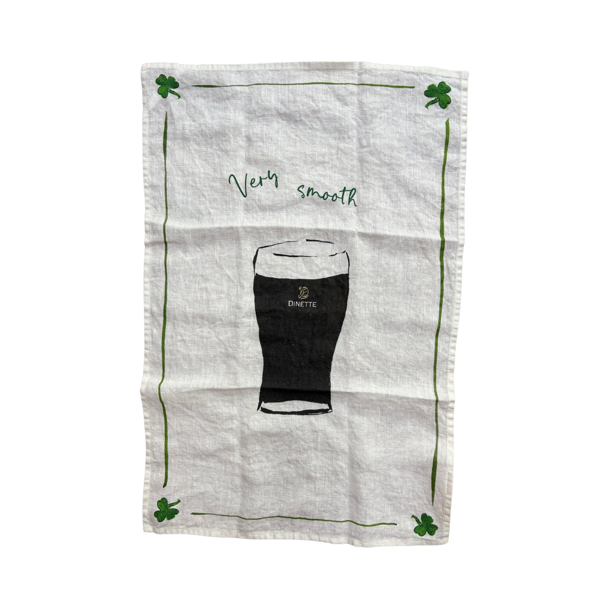 Very Smooth - Irish Stout Linen Teatowel