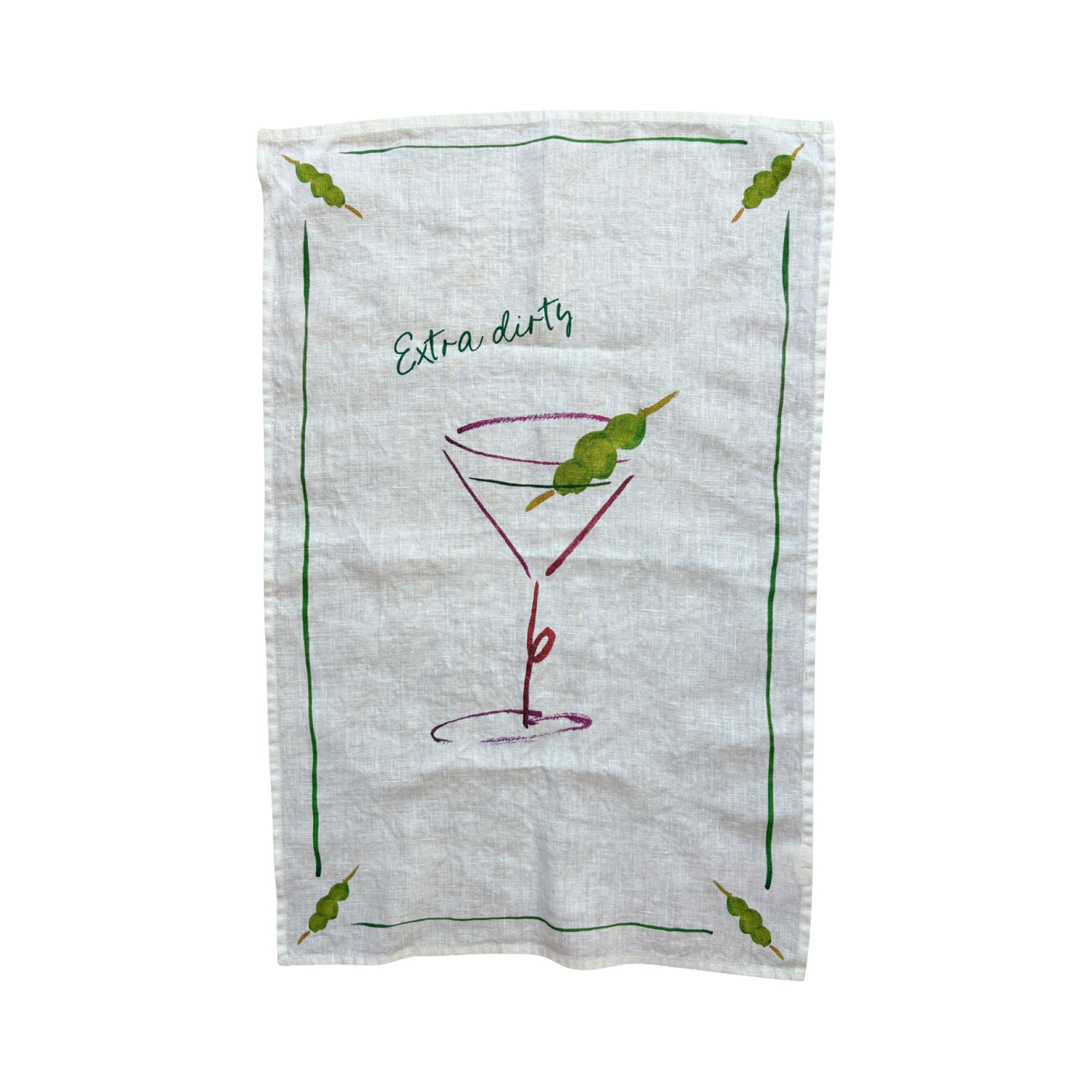 Extra Dirty - Martini Teatowel