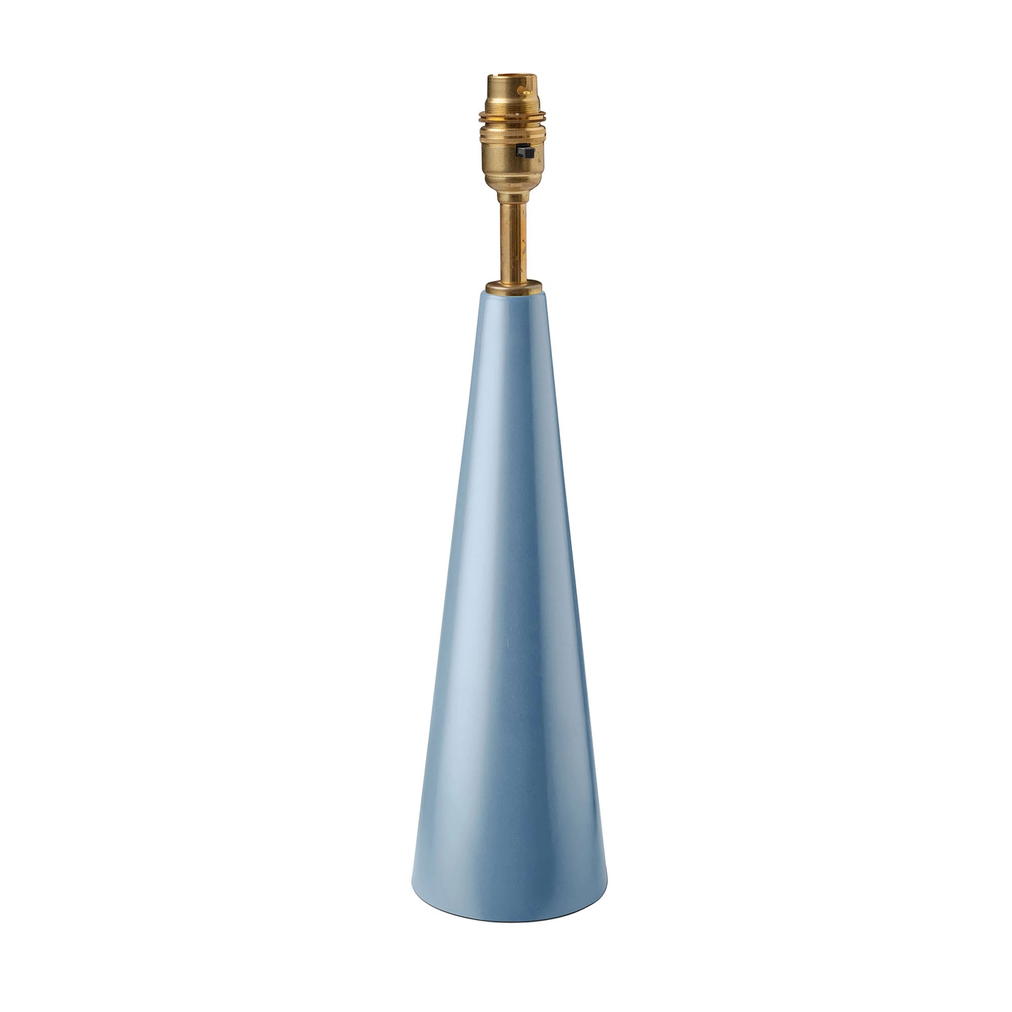 Strobe Conical Lamp Base | Blue