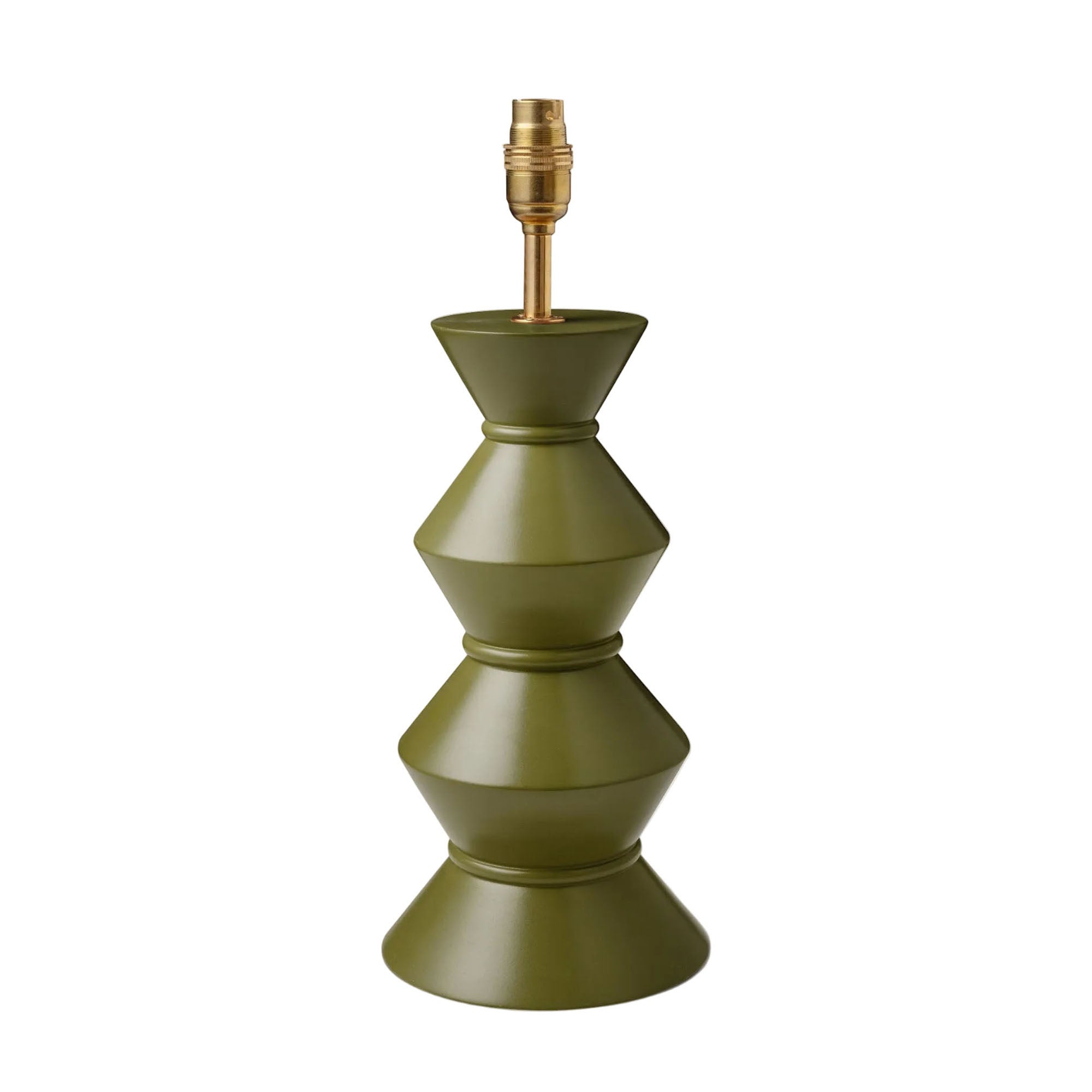 Ziggy Totem Lamp Base | Olive