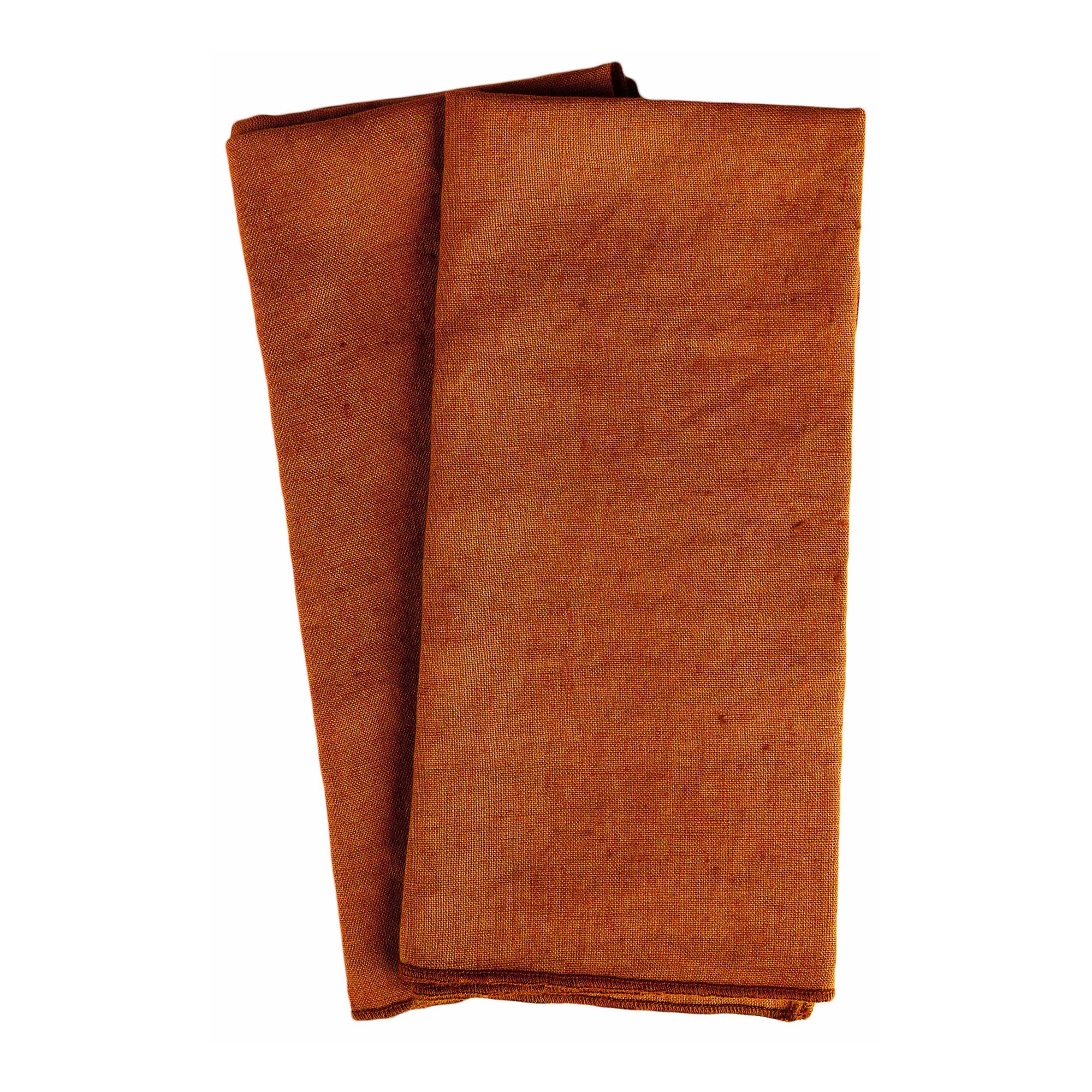 Terracotta linen napkin