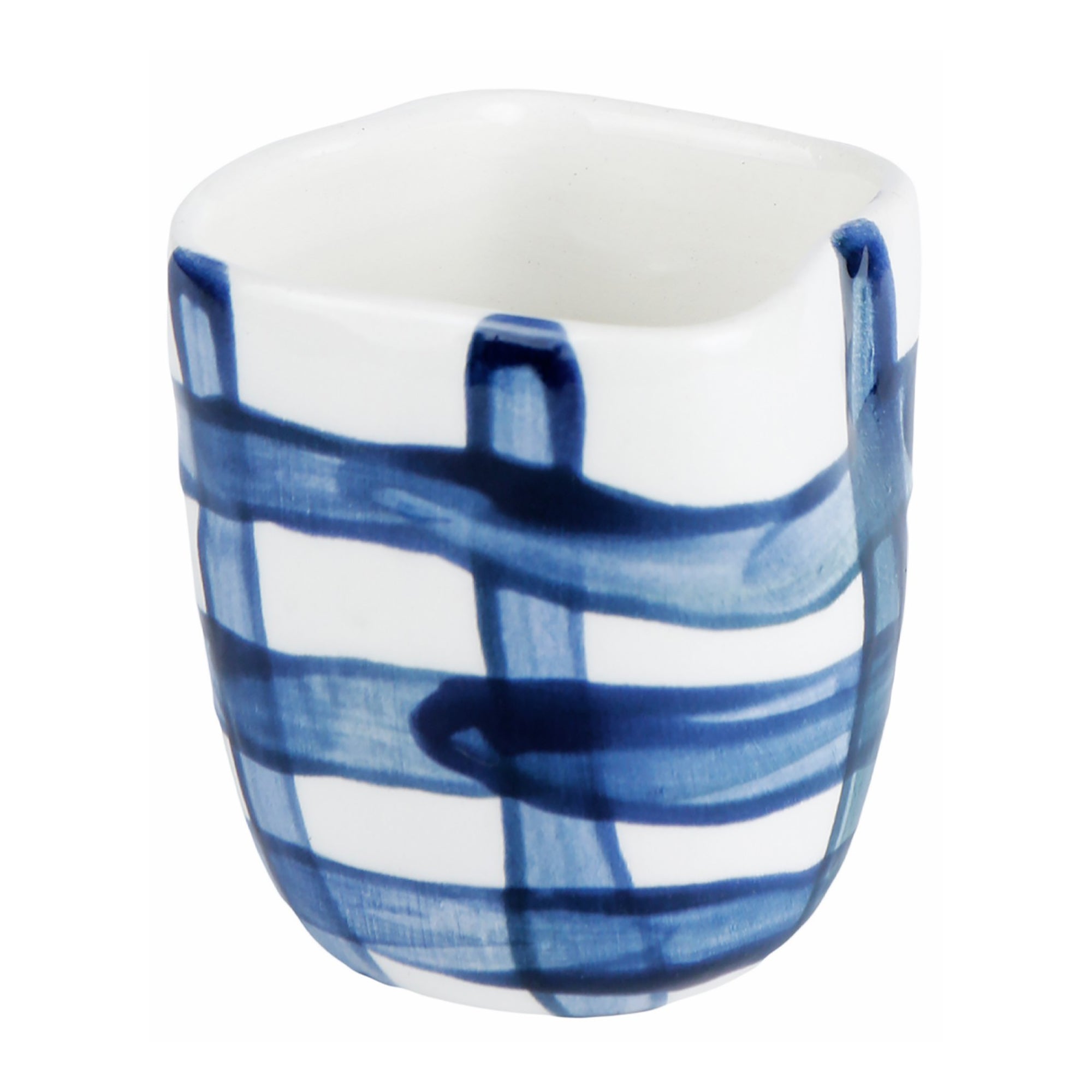 Vichy blue espresso cup