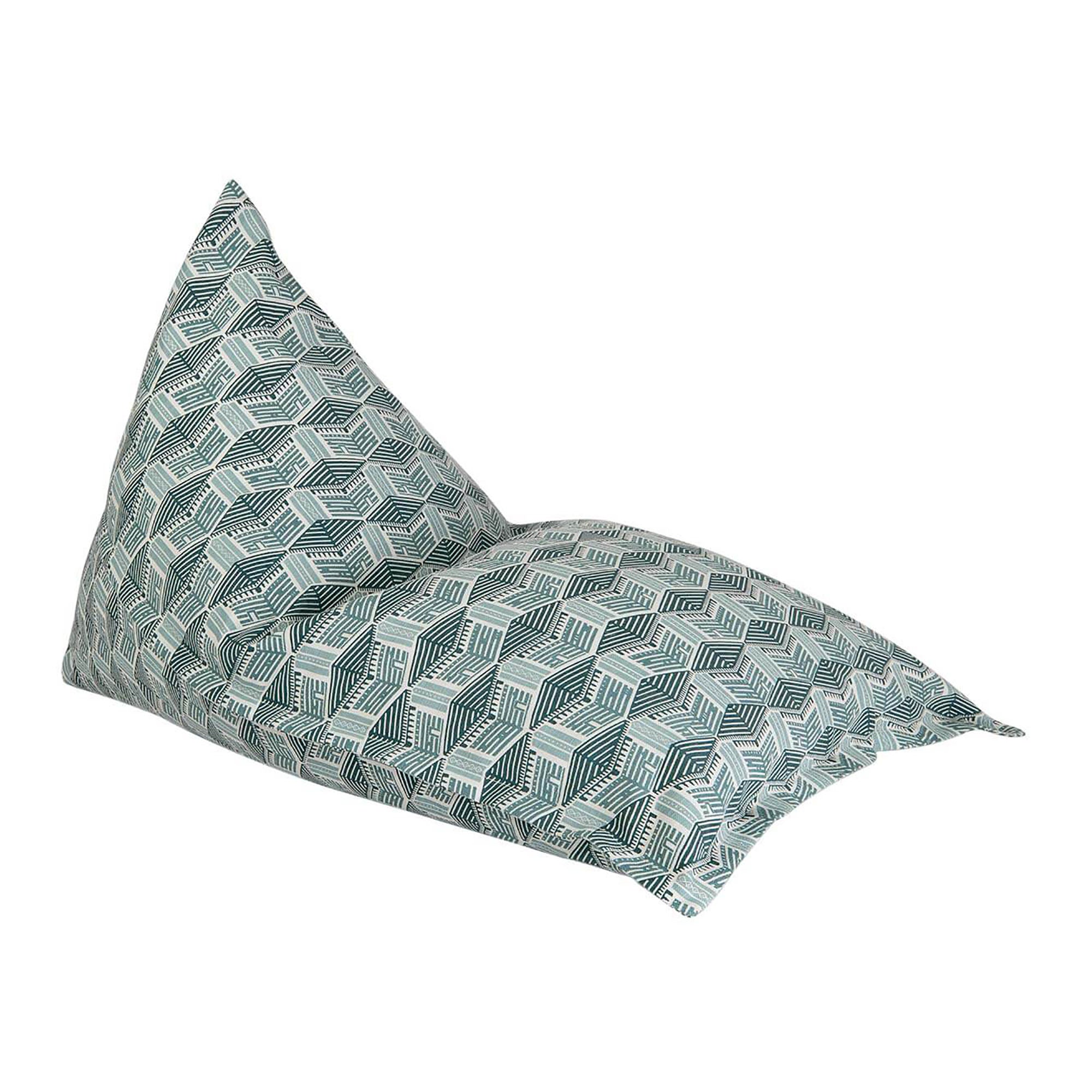 Blue Kullu House Bean Bag Cover