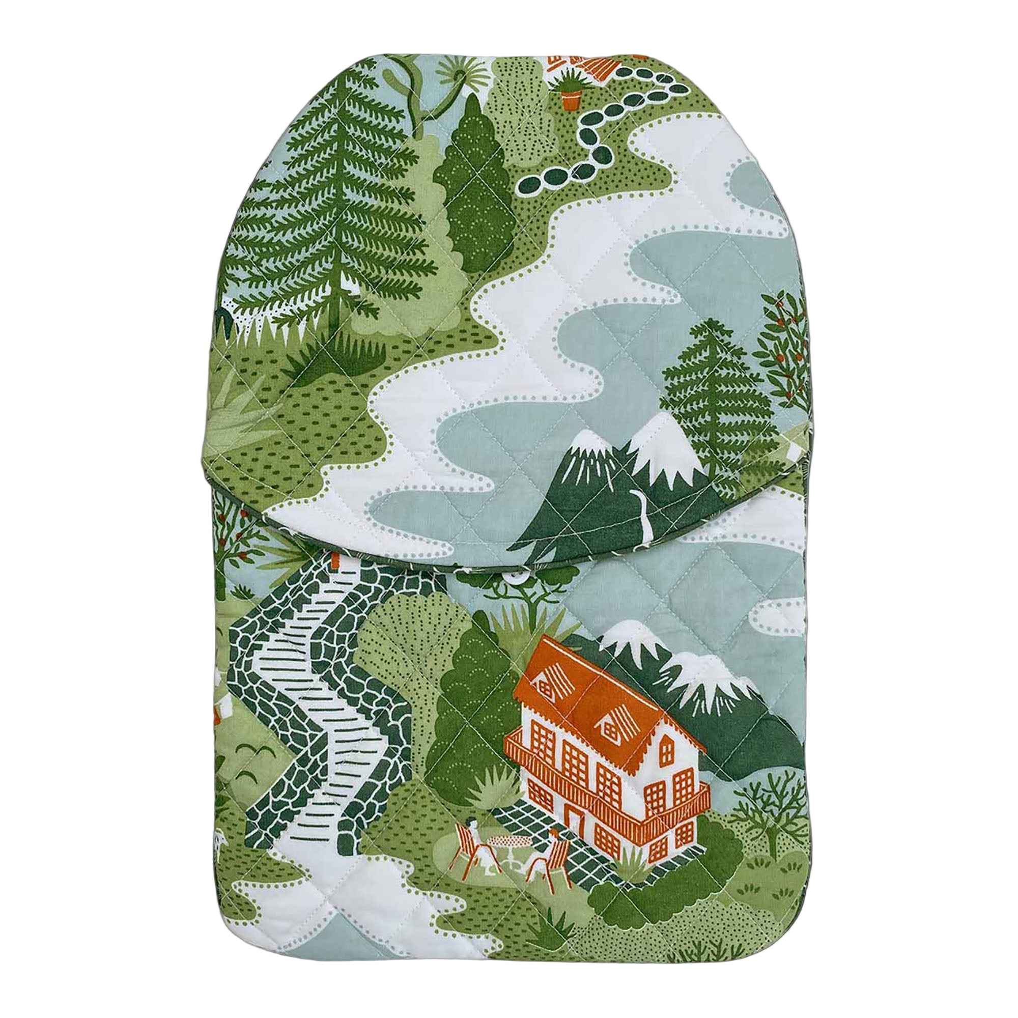 Mountain Zig Zag Hot Water Bottle Cover