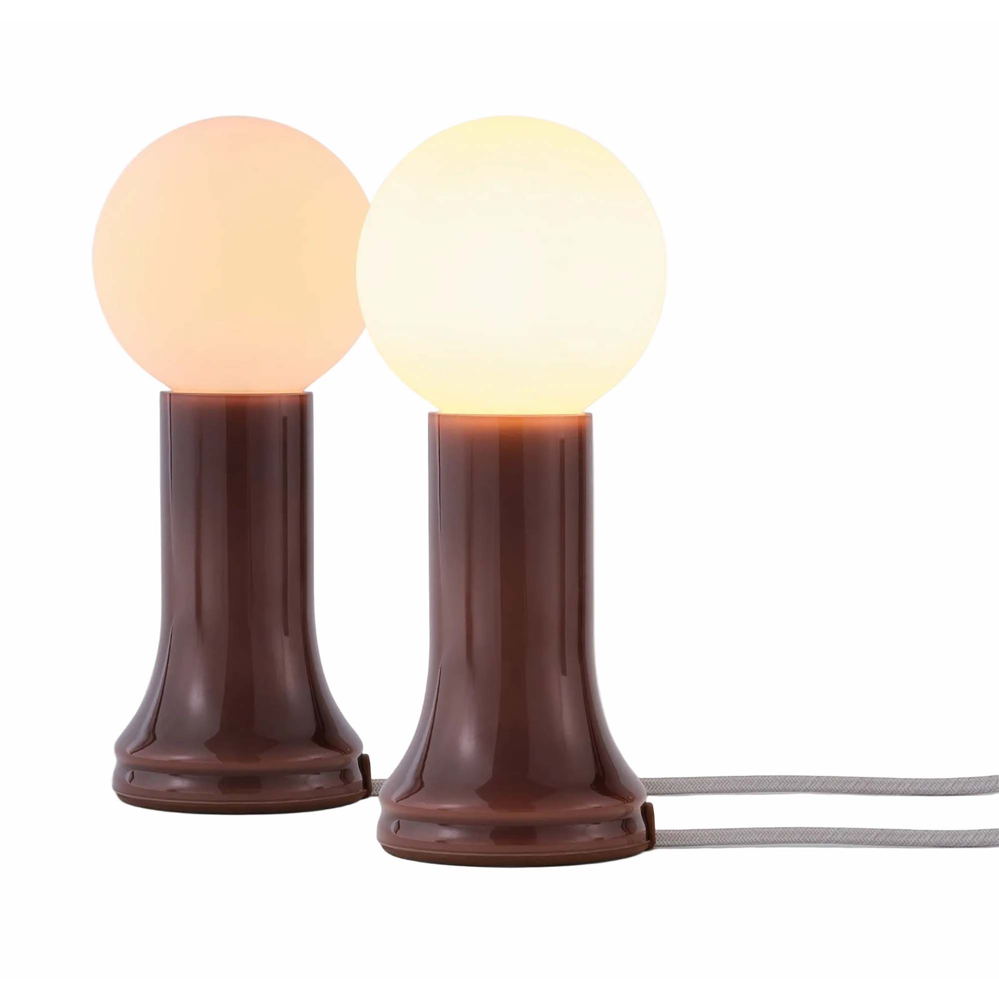 Shore Table Lamp in Bottle Brown - Set of 2