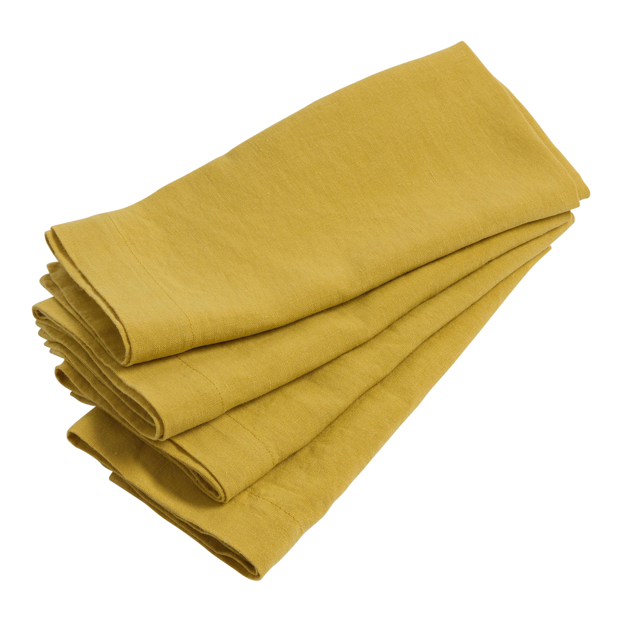 Chartreuse 100% Linen Napkins - Set of 4