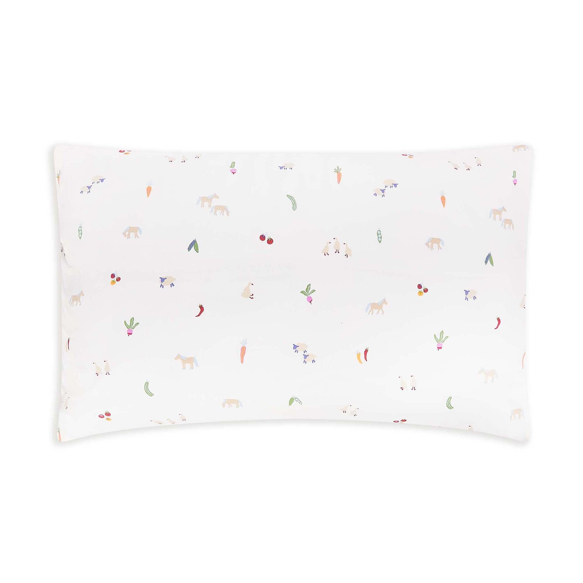 Organic Cotton Single Pillowcase - Little Farm