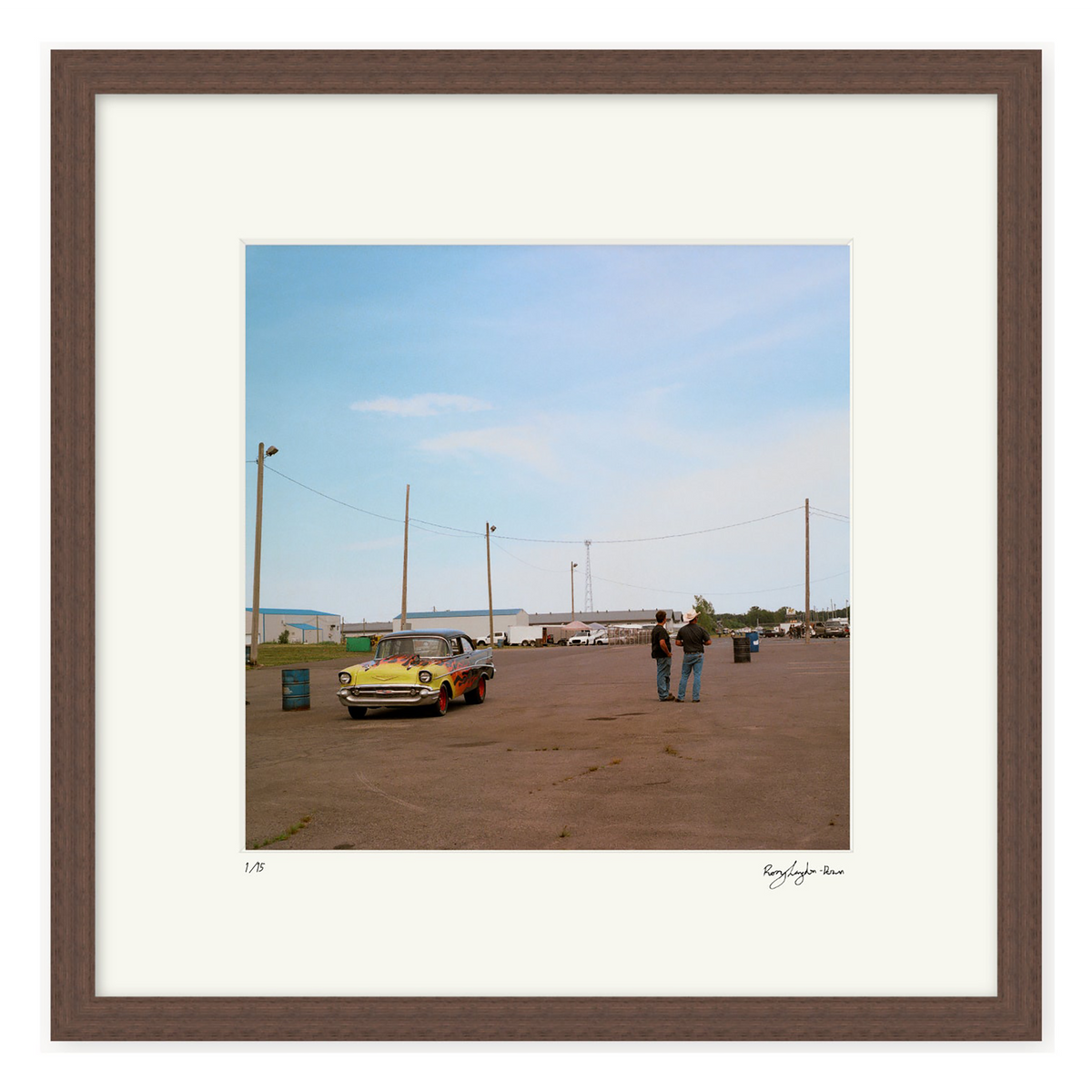 Napierville Dragway - Limited Edition Square Print