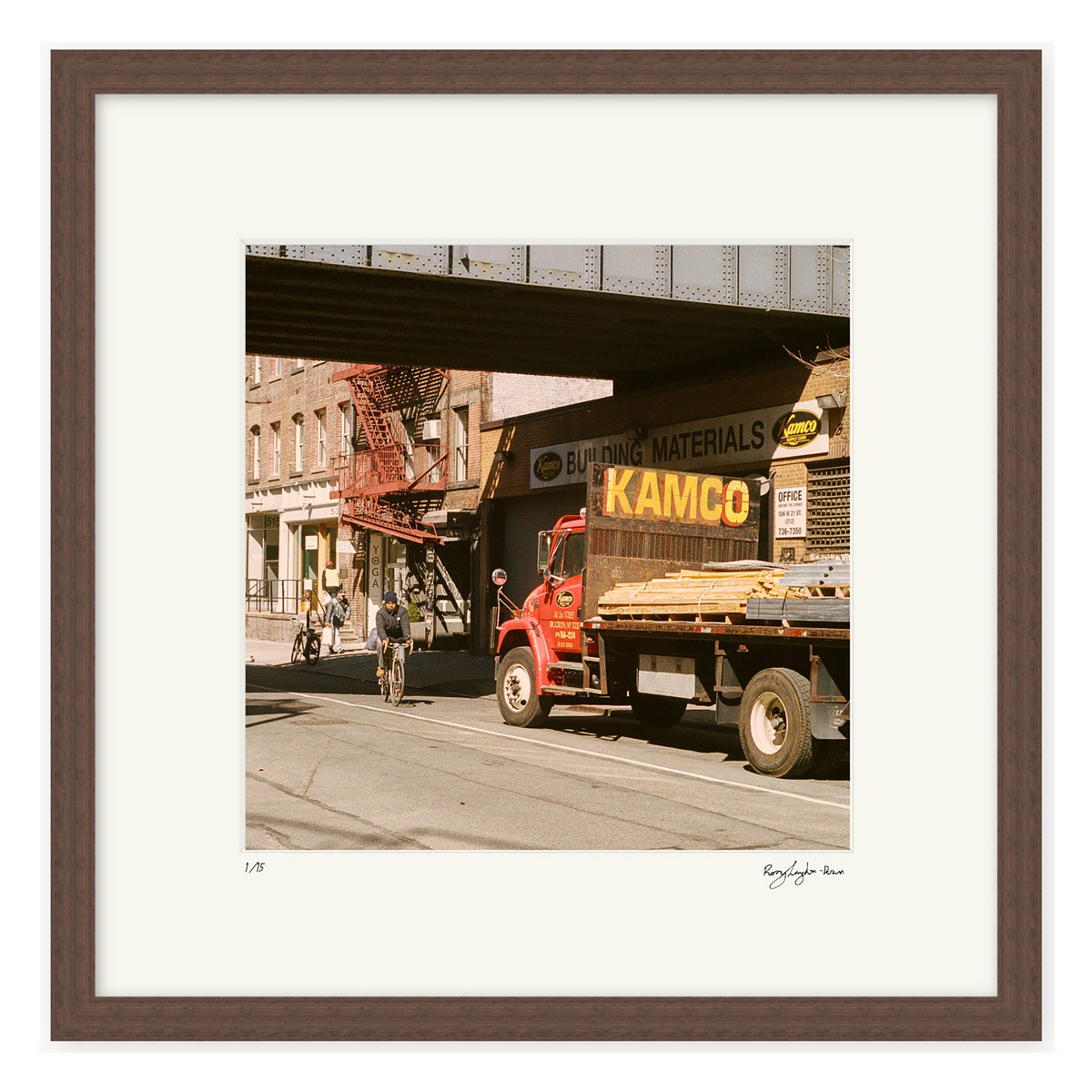 Kamco Truck, NYC - Limited Edition Square Print