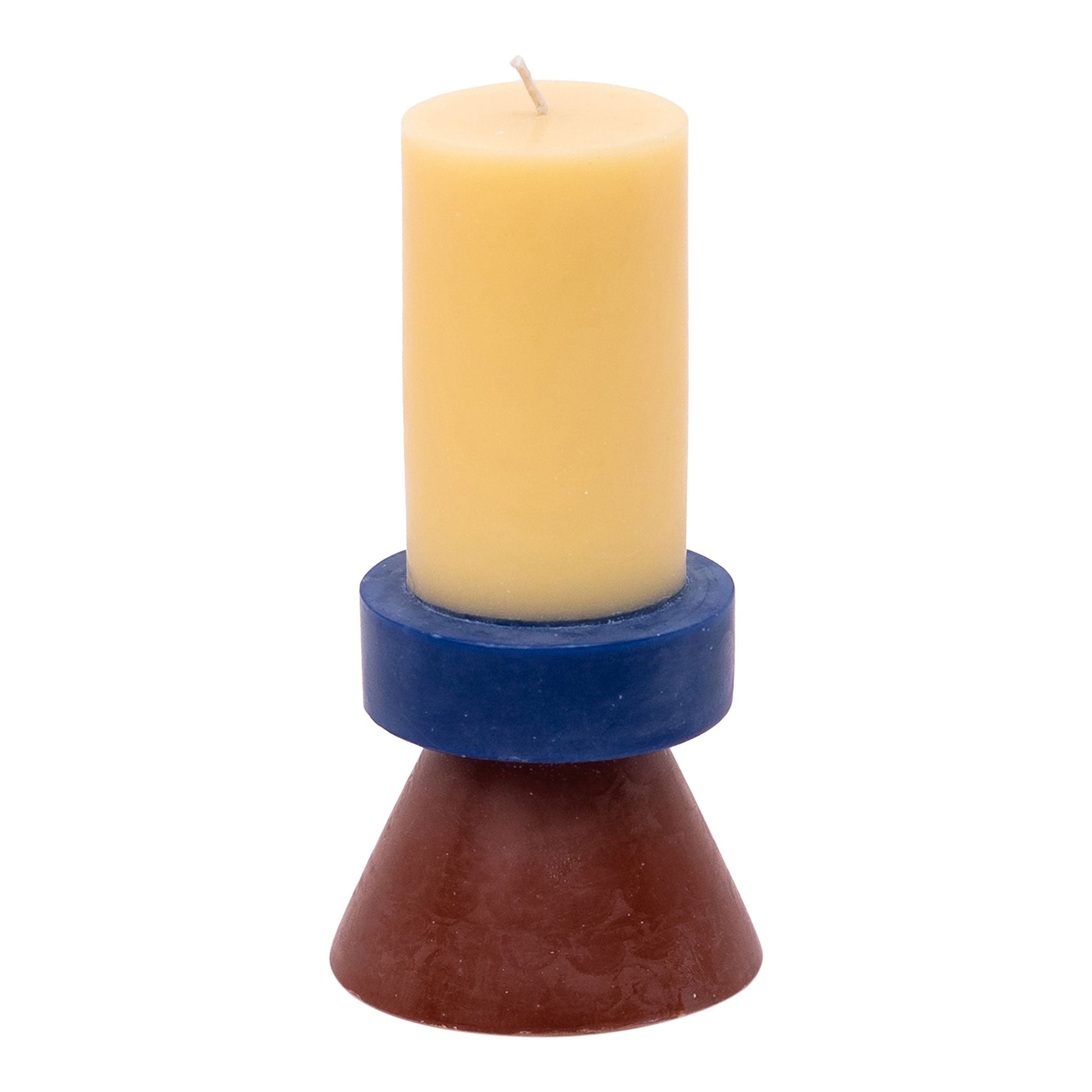 Stack Candle Tall - Banana / Navy / Chocolate