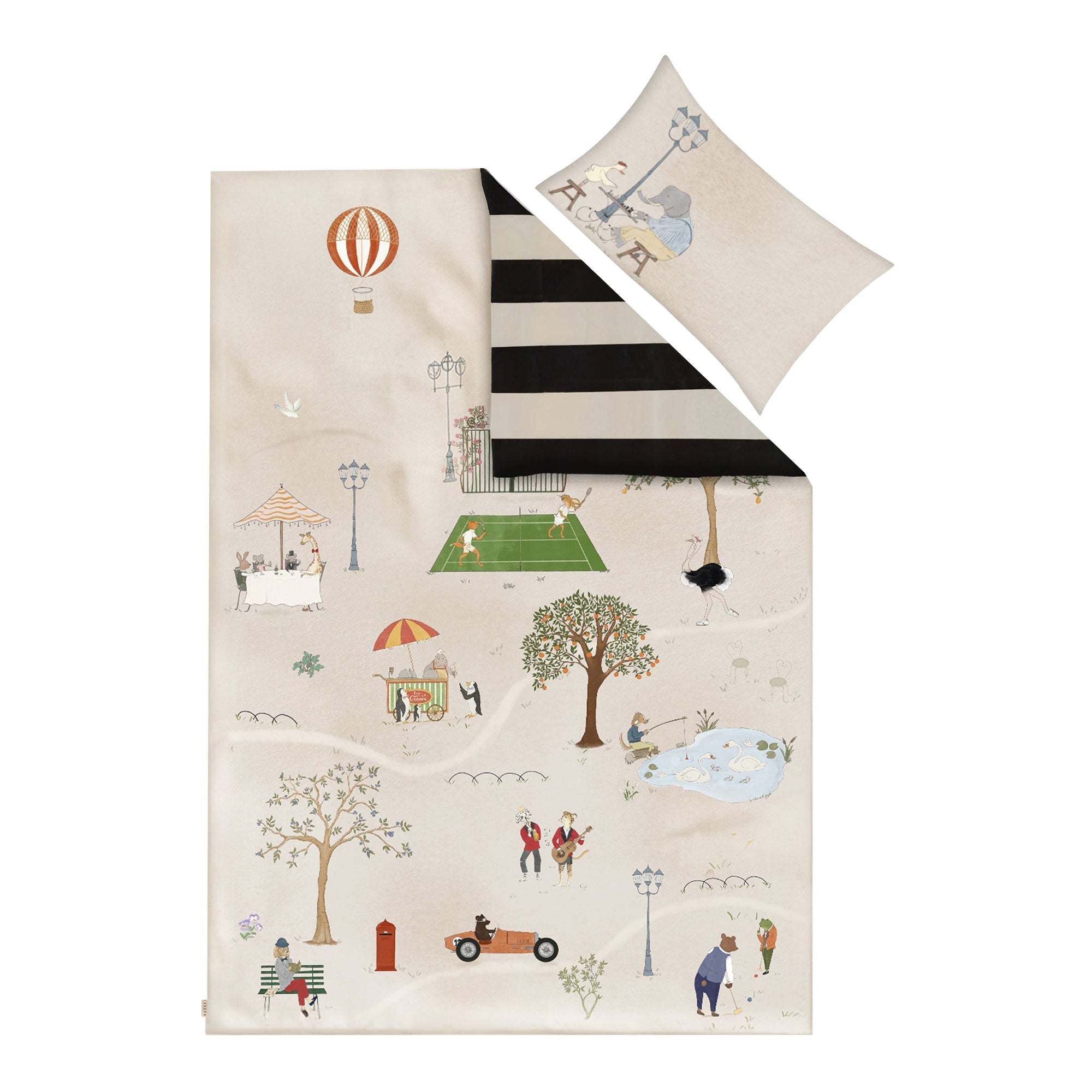 Follies in the Park - Reversible Bedding Bundle